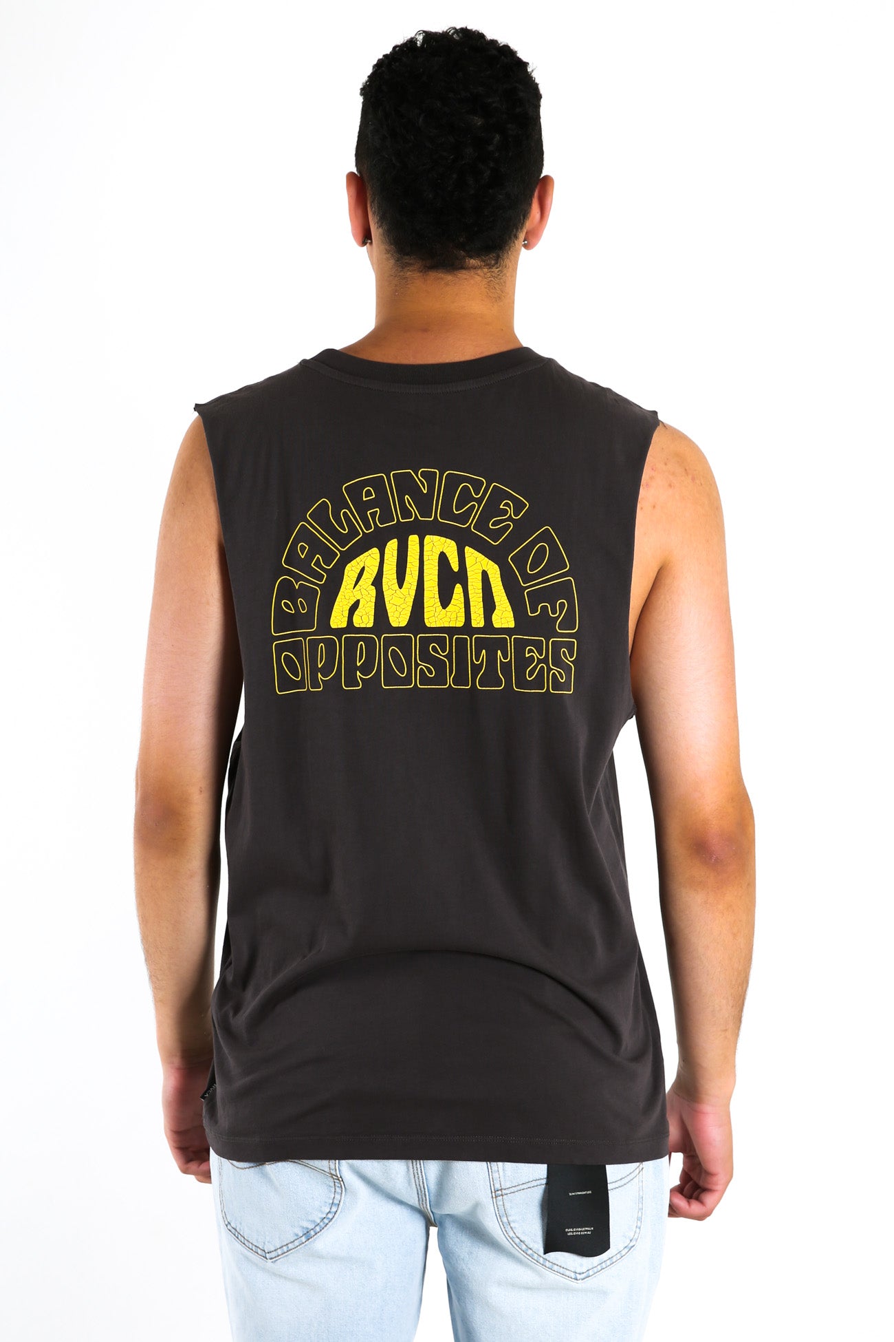 Central Muscle Washed Black