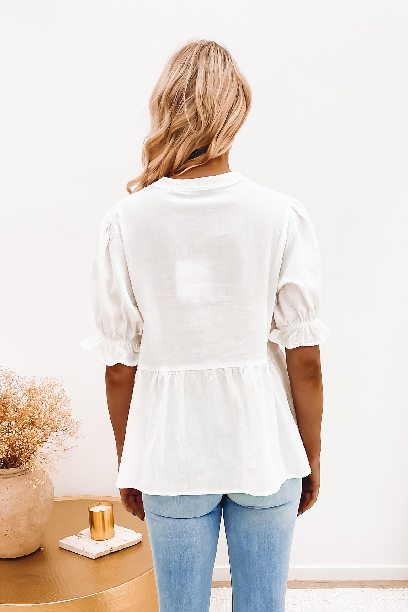 Chantel Top White