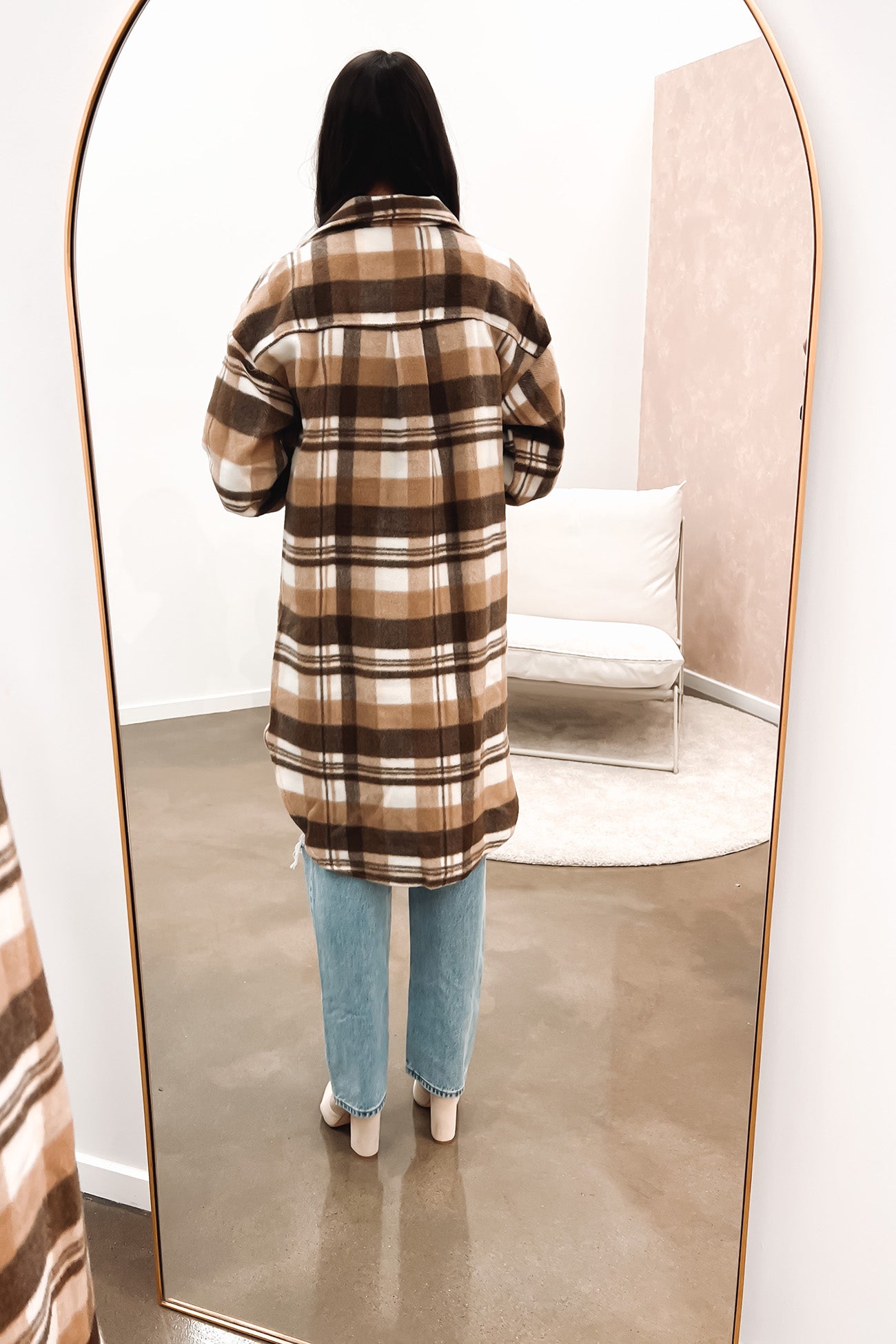 Chase Shacket Chocolate Caramel