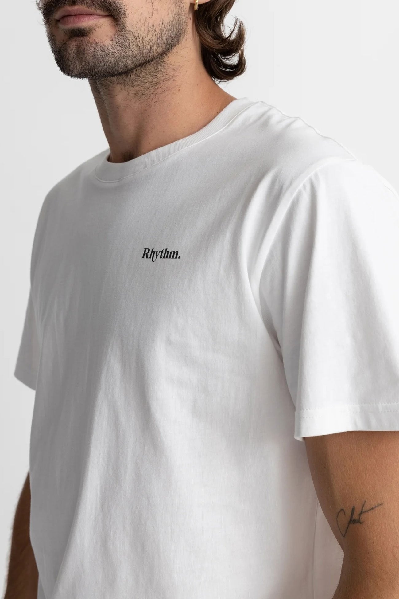 Classic Brand Tee Vintage White