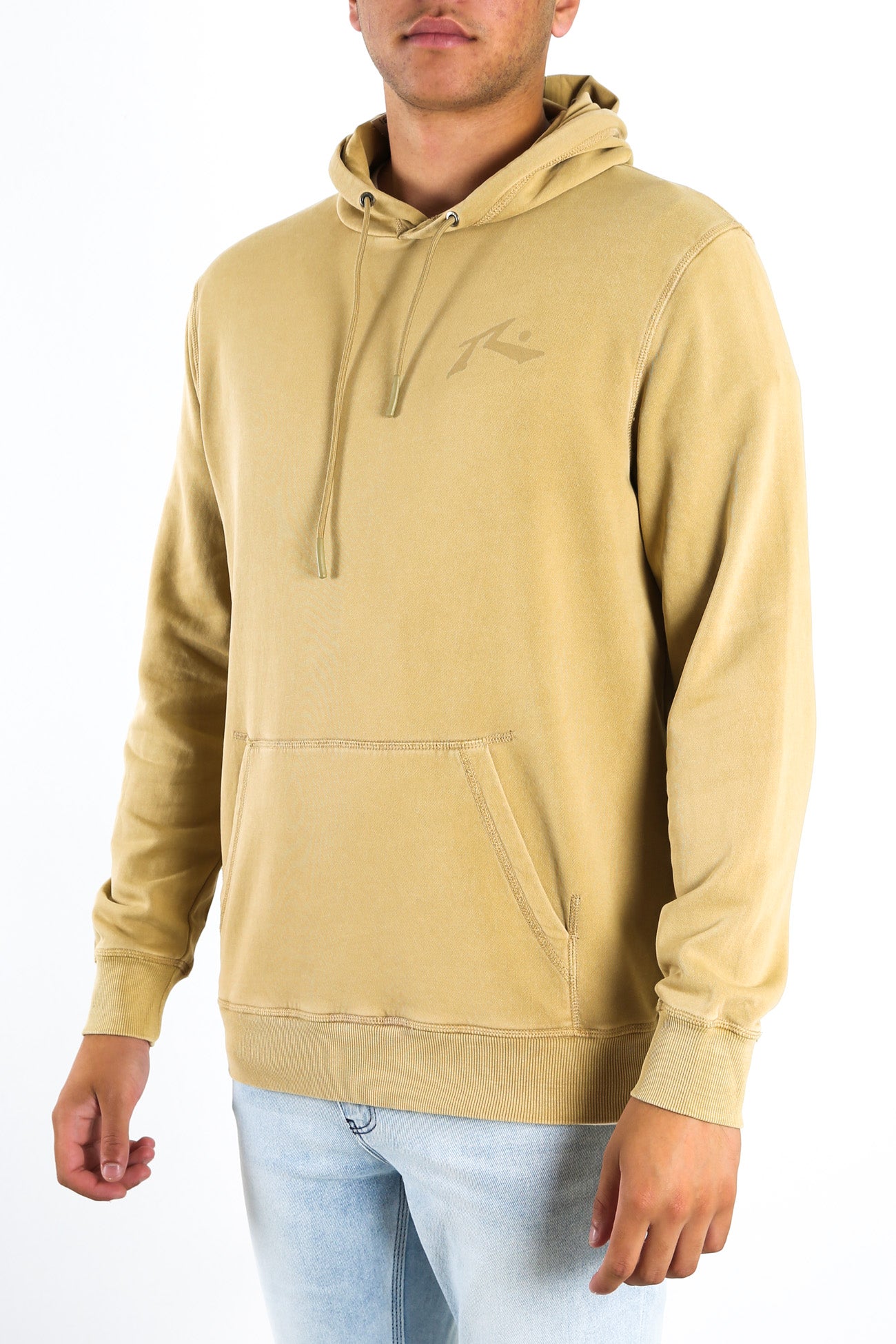 Comp Wash Hood Fleece Cornstalk