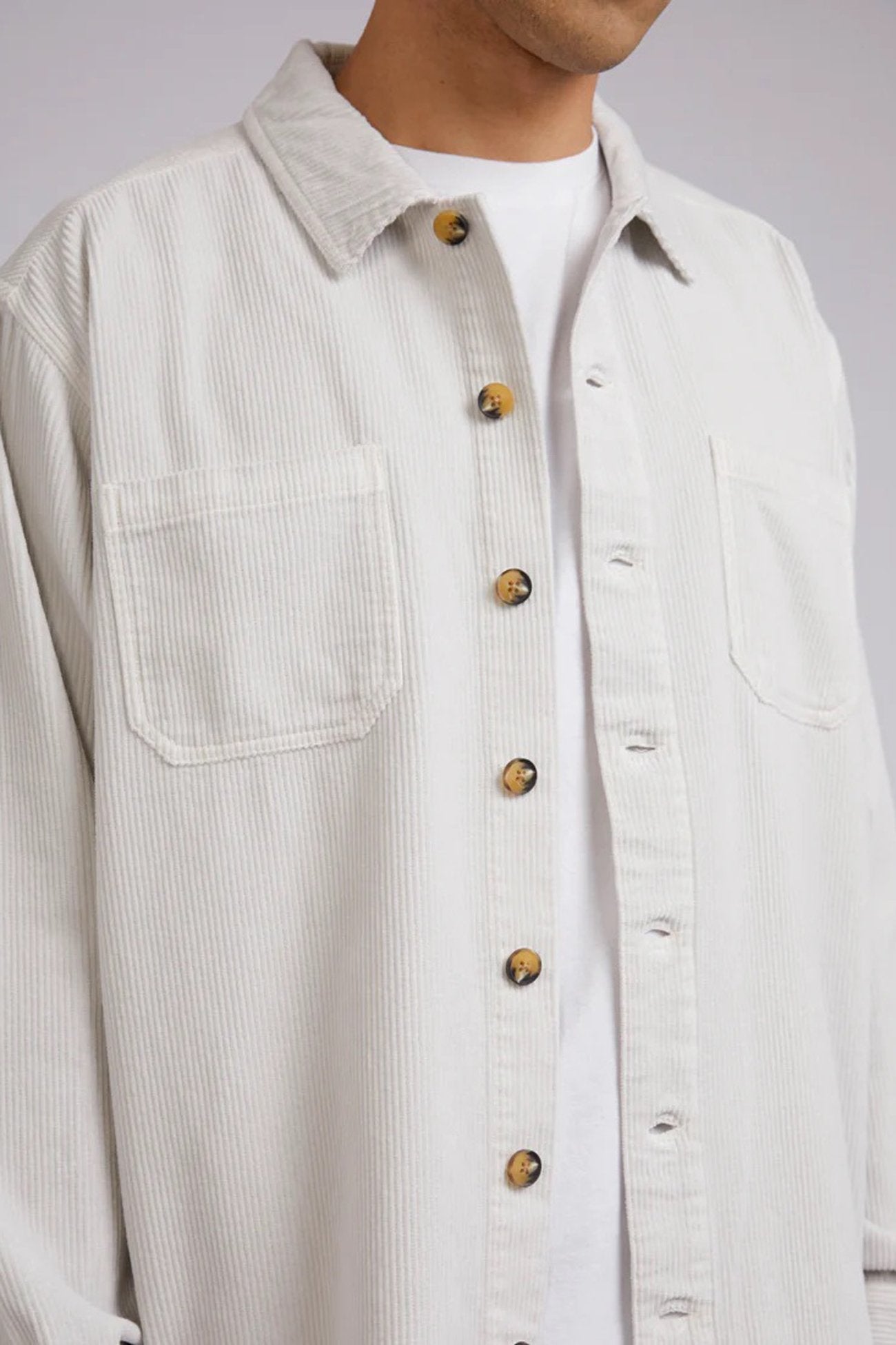 Cord Overshirt Chalk