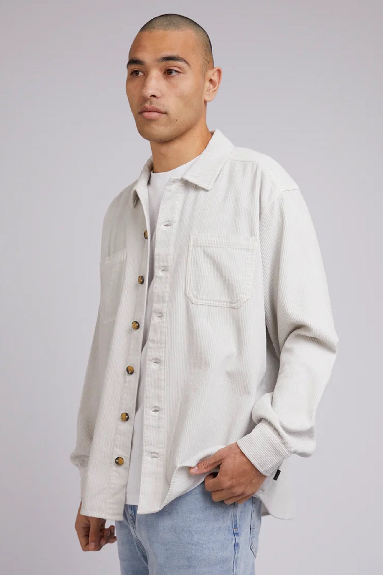 Cord Overshirt Chalk