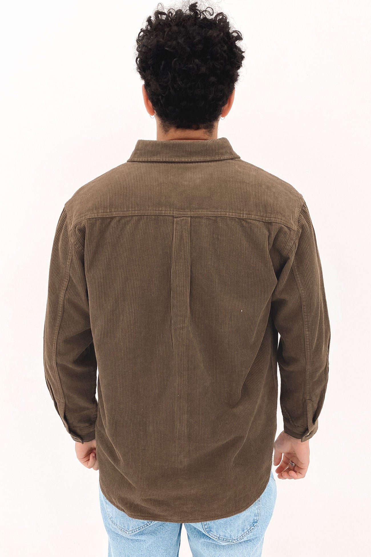 Cord Overshirt Chocolate
