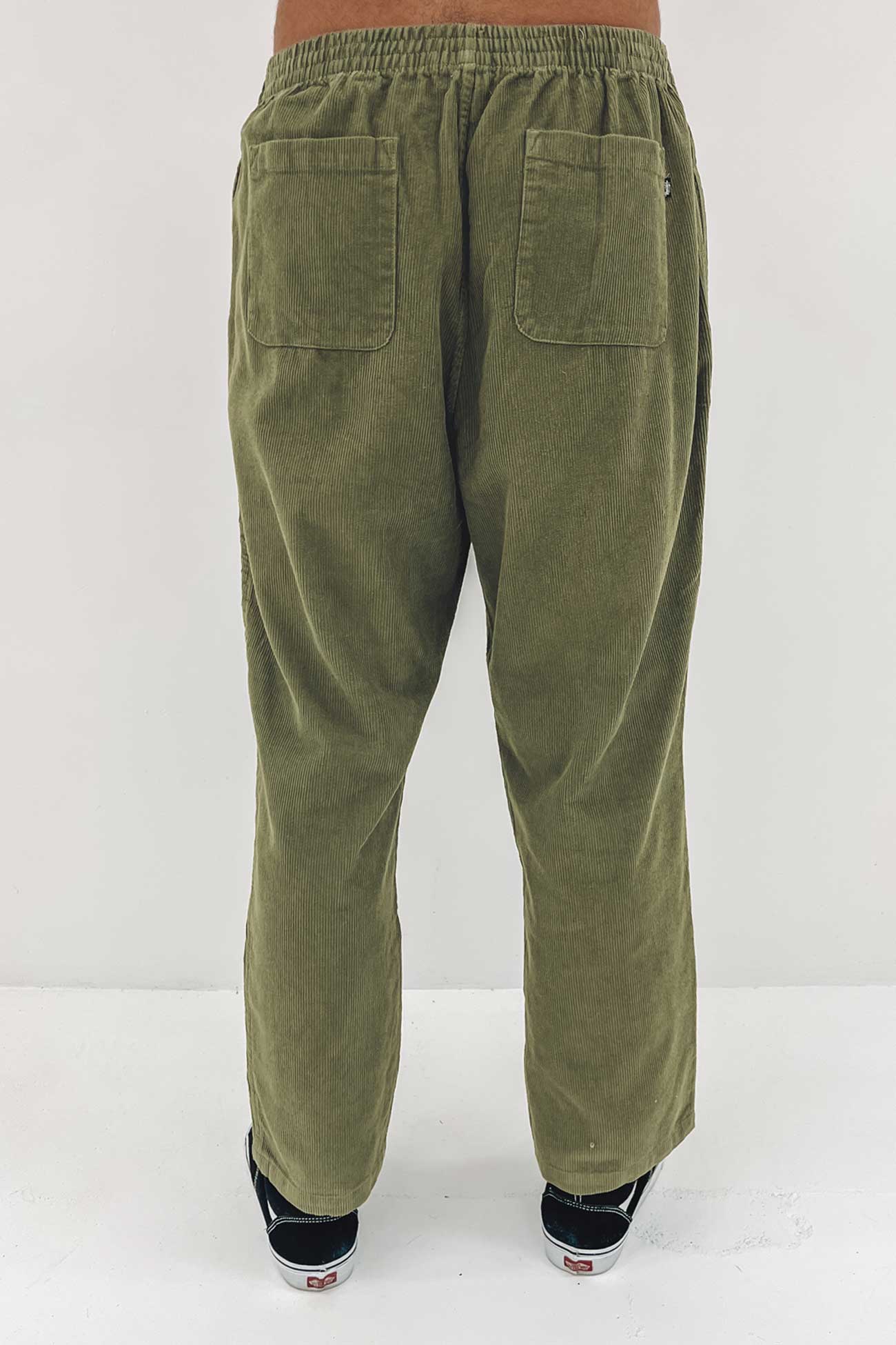 Cord Relaxed Pant Light Military