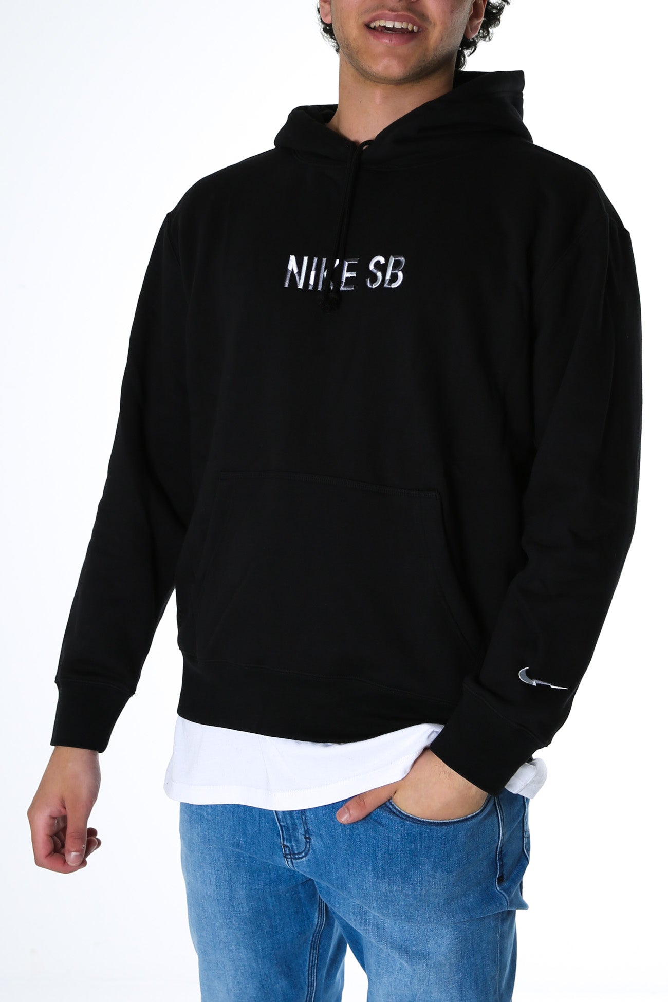 Nike SB Premium GFX Fleece Hood Black