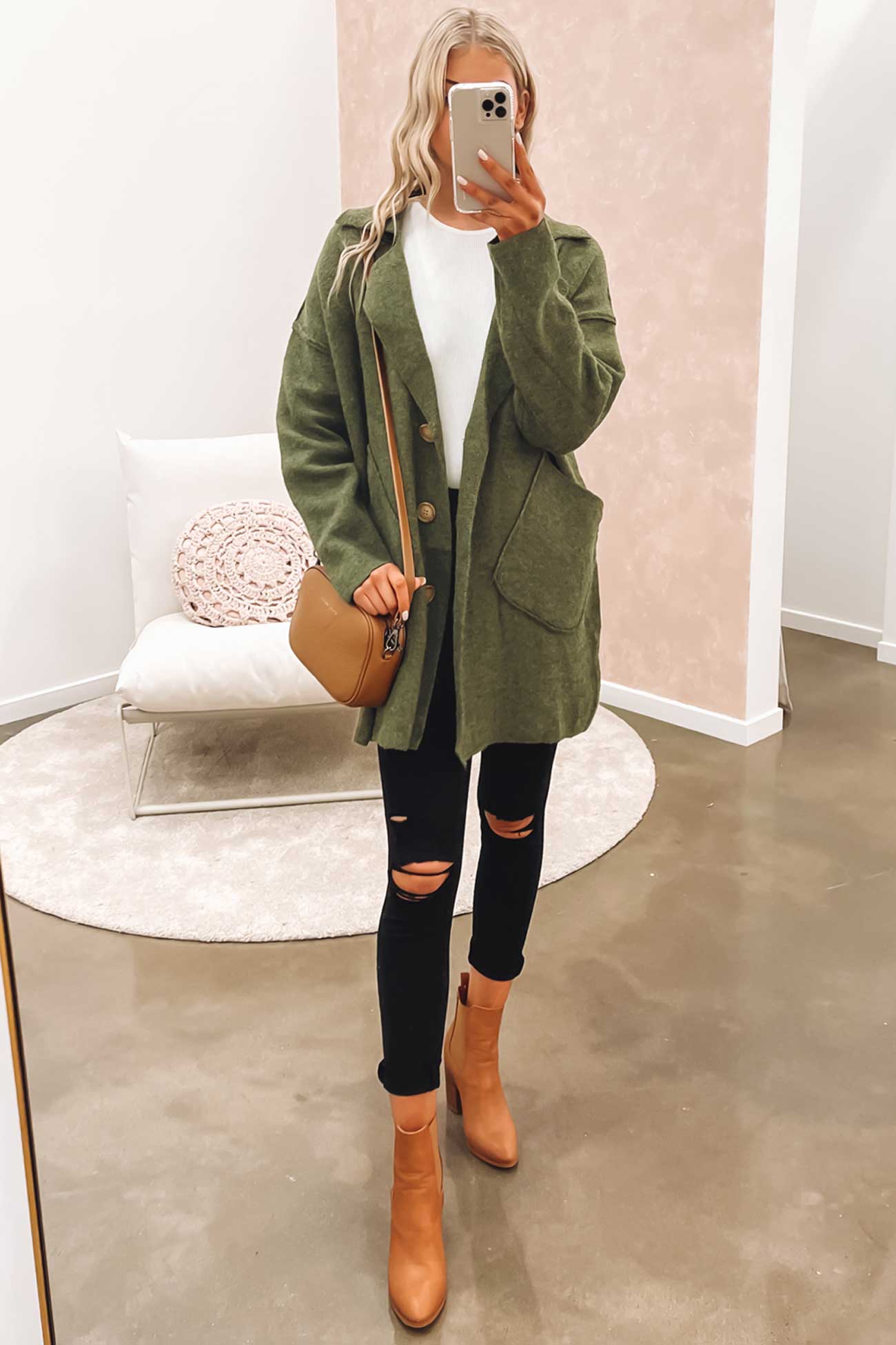 Damara Coatigan Khaki