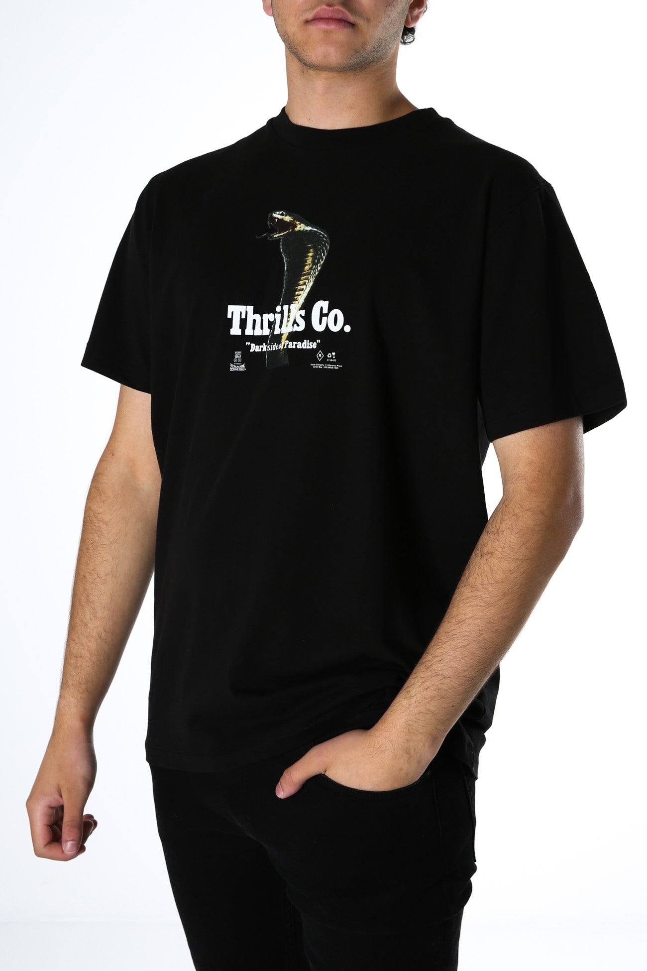 Darkside Merch Fit Tee Black