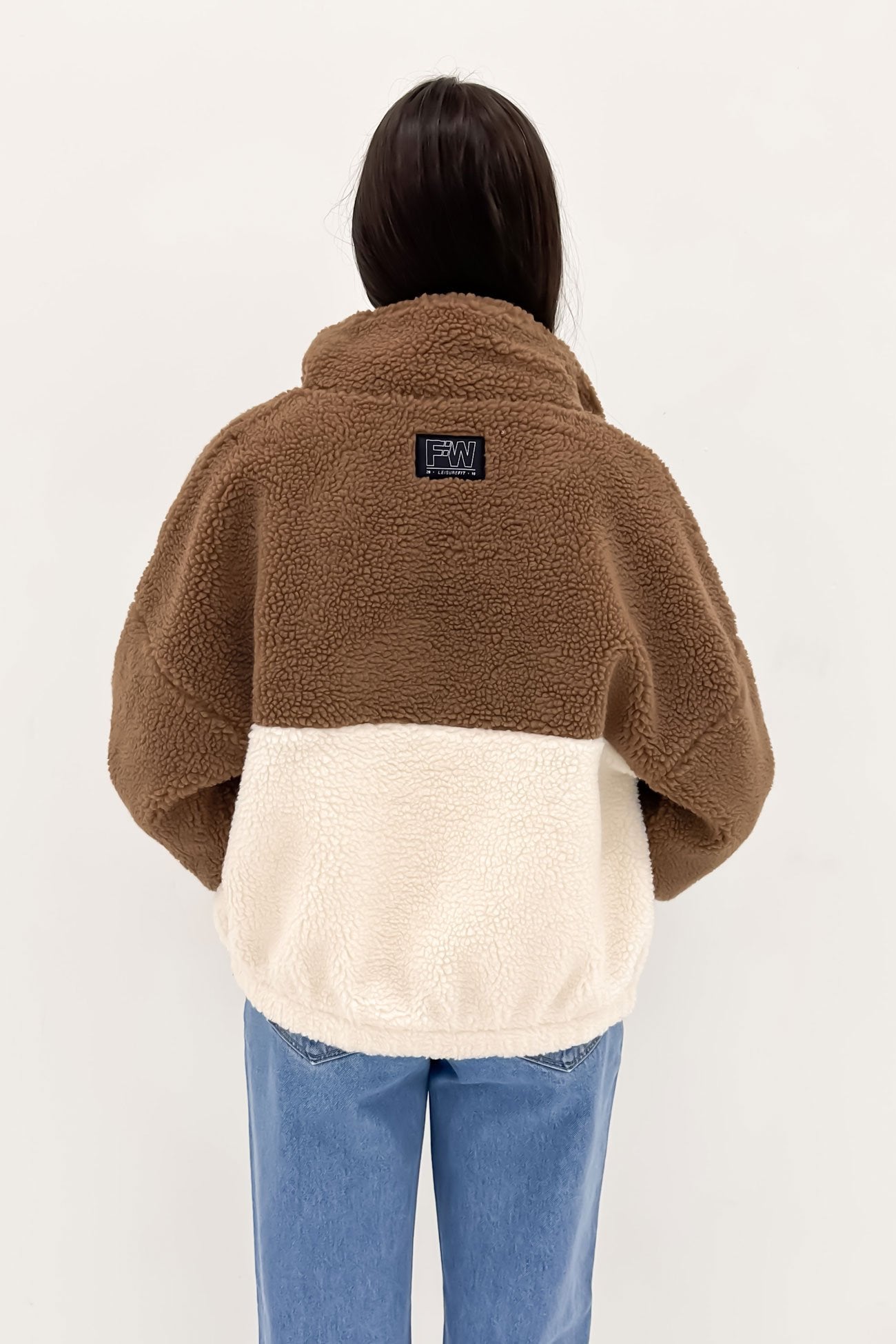 Derby Teddy Jacket Vintage White & Tan