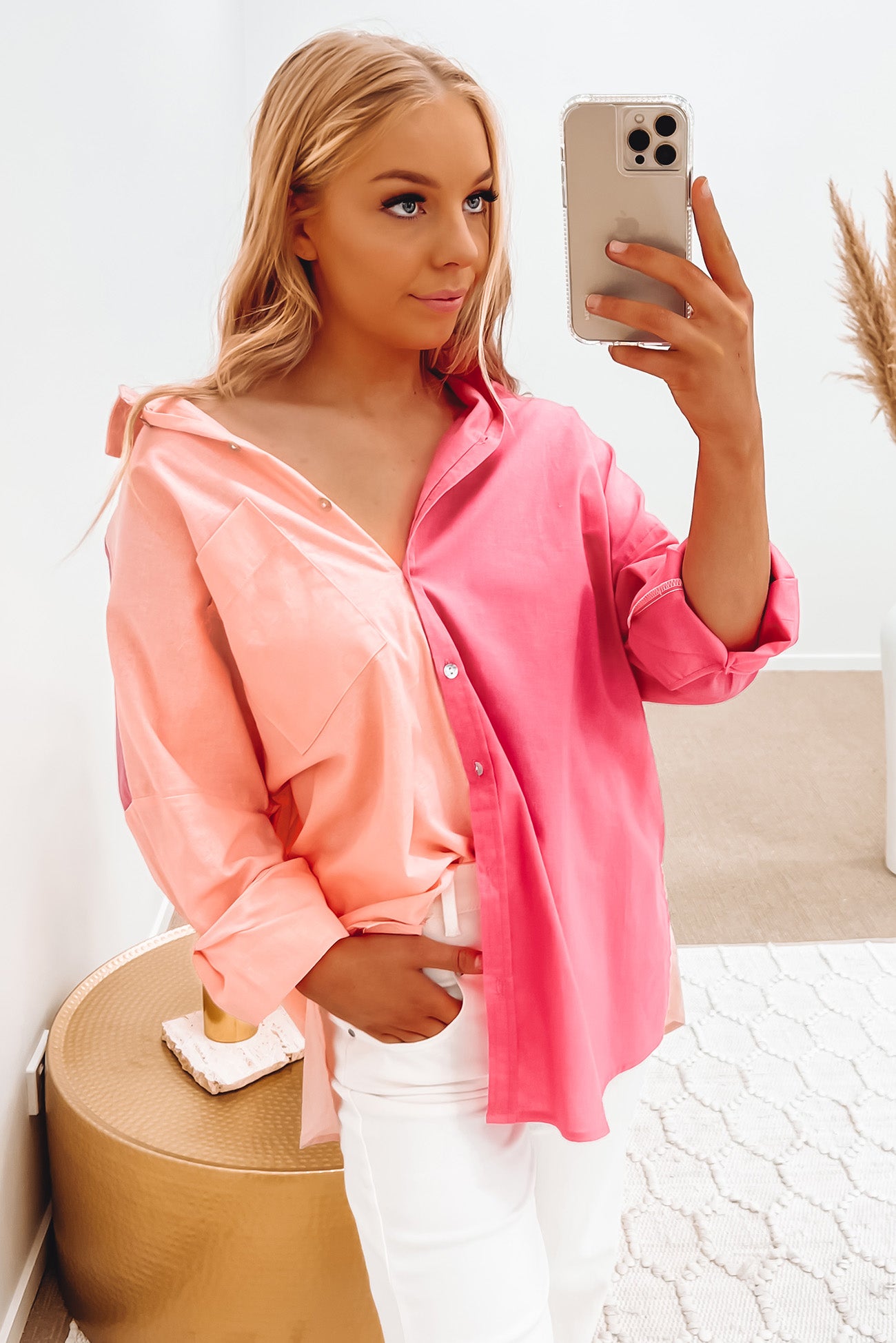 Dimity Shirt Pink