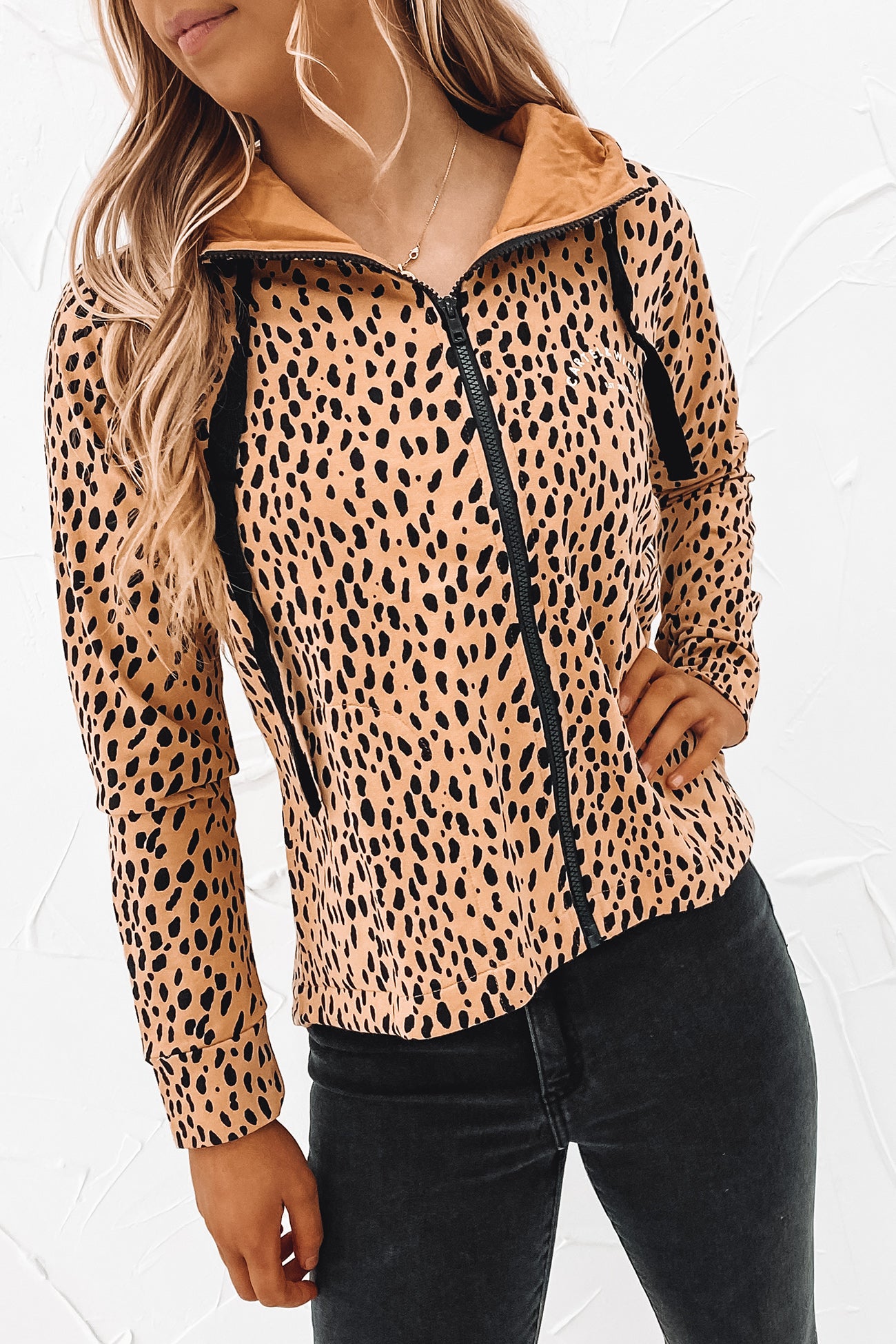 Dion Jacket Toffee Leopard