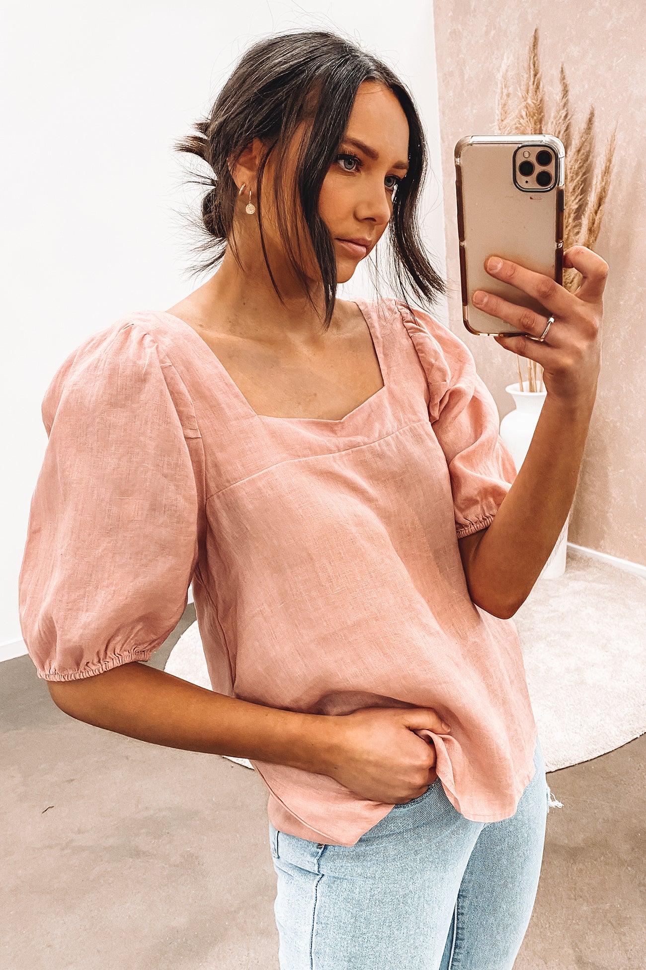 Eadie Top Rose