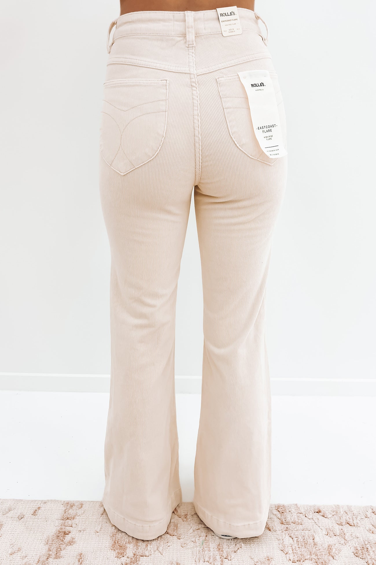 Eastcoast Flare Jean Vanilla Cord