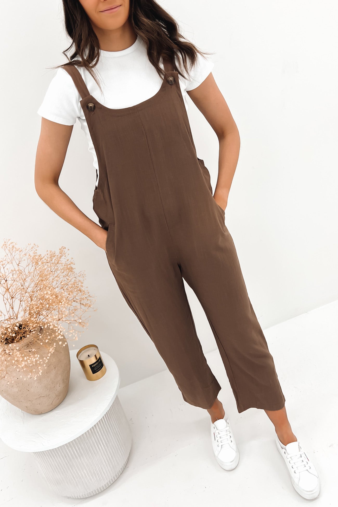 Elias Jumpsuit Brown
