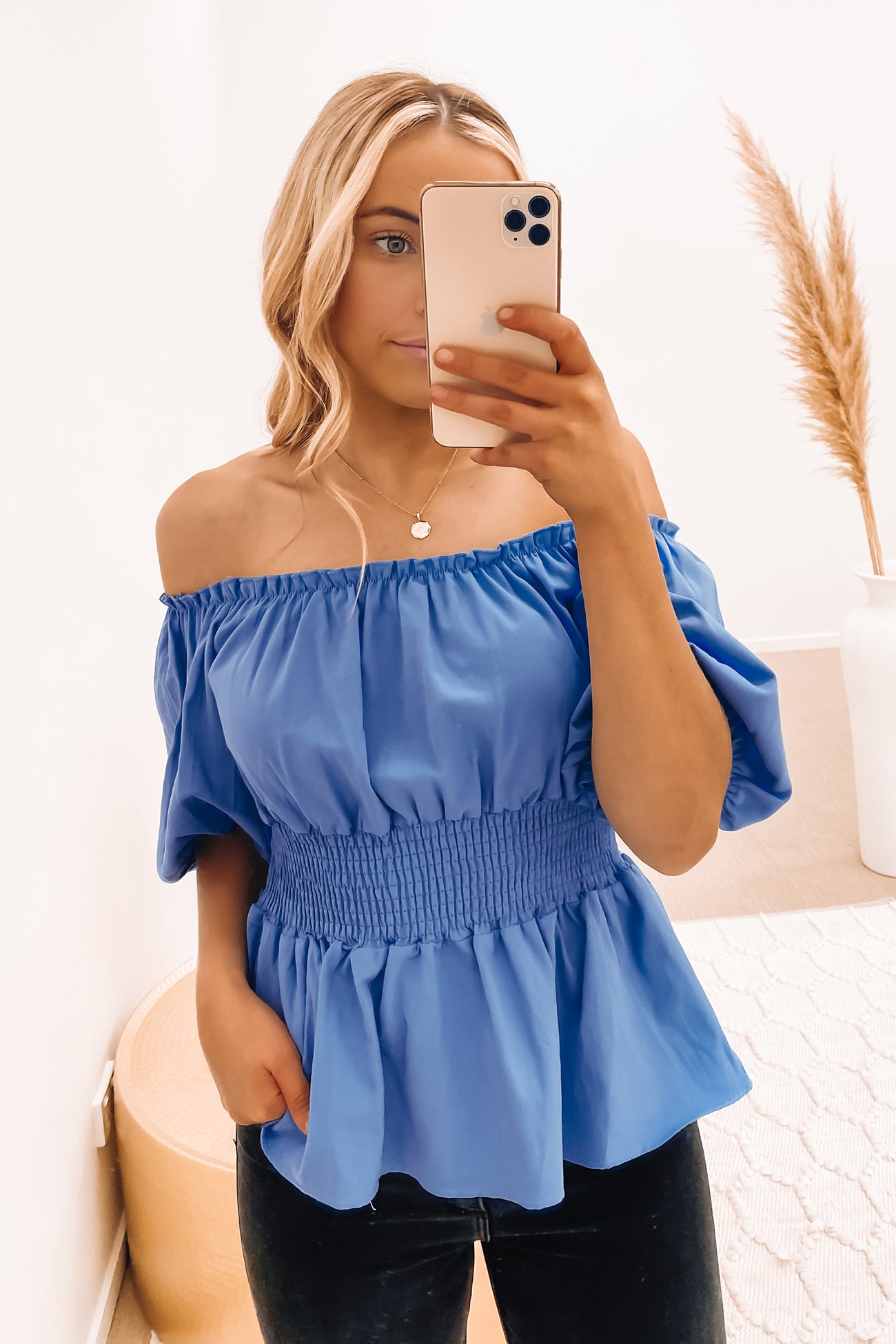Elle Top Blue