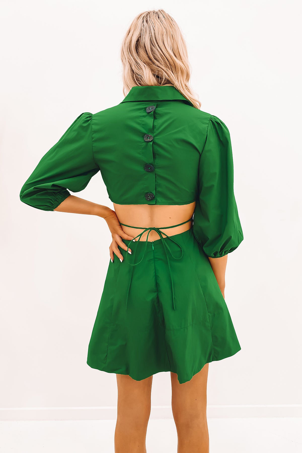 Elodie Mini Dress Green