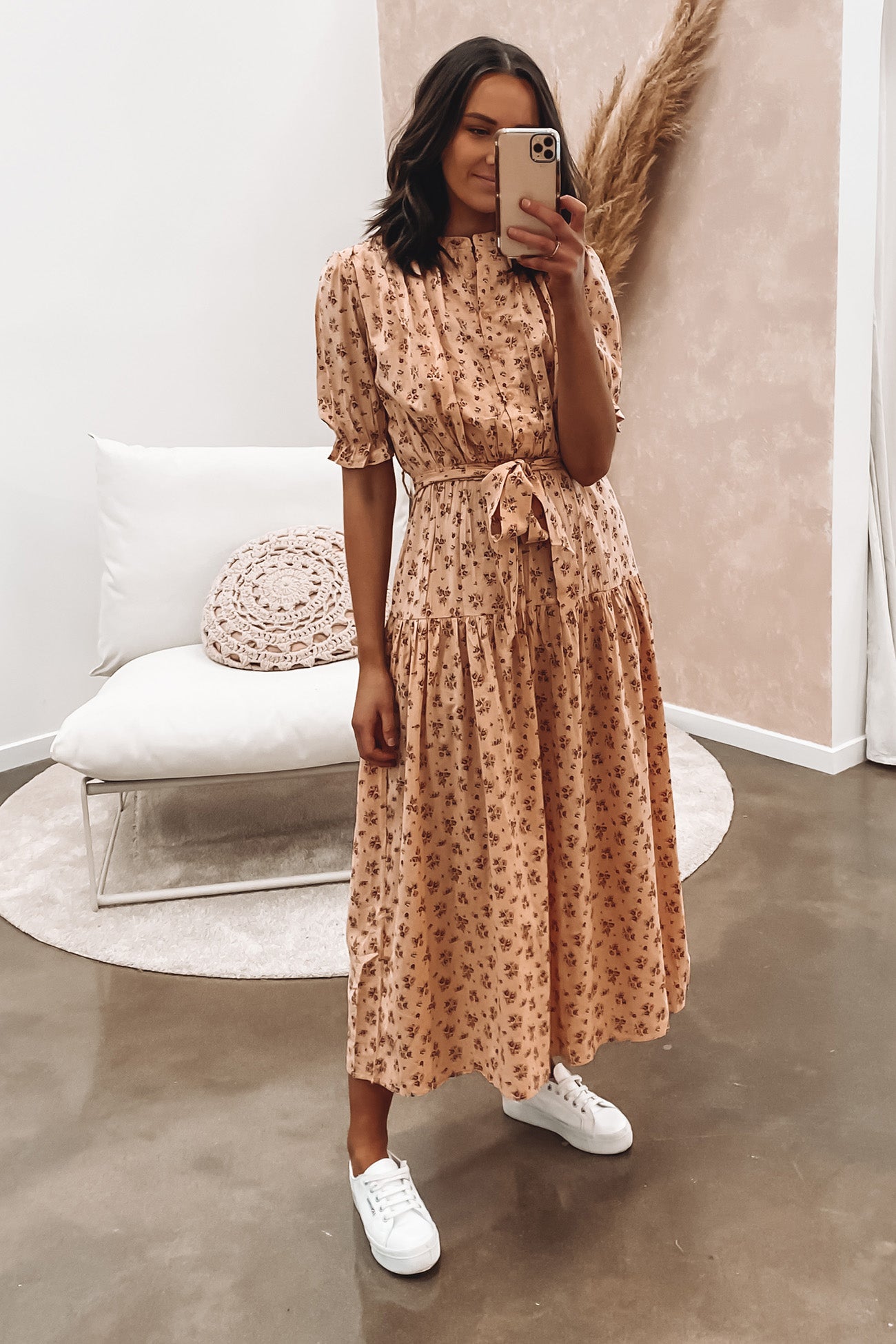 Elora Maxi Dress Peach