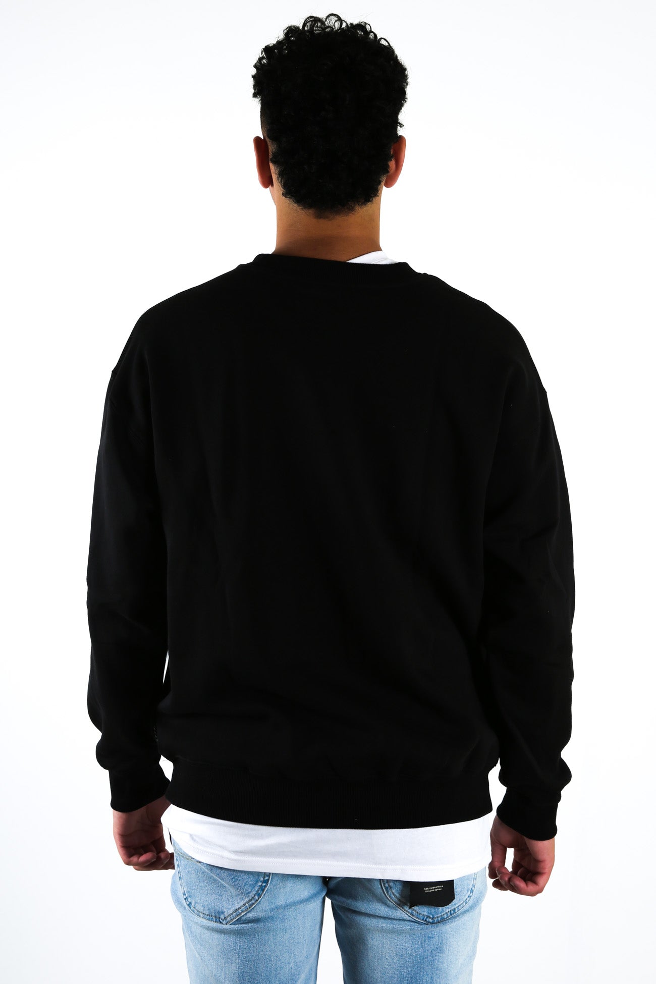 Erith Crew Fleece Black