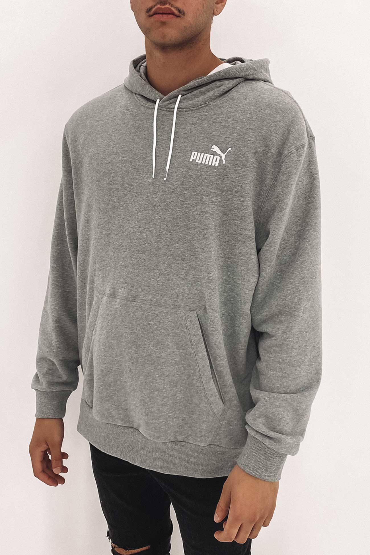 Essentials+ Hoodie Medium Gray Heather