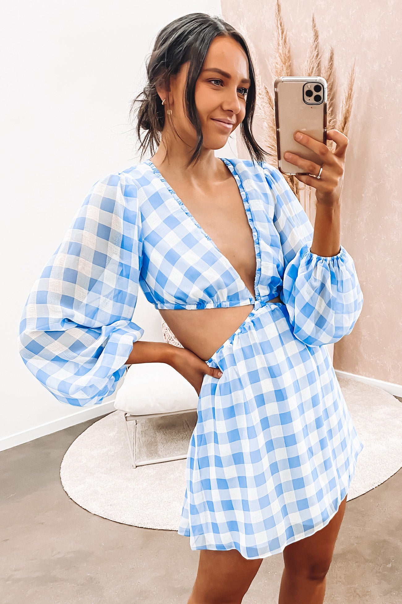 Estella Mini Dress Blue