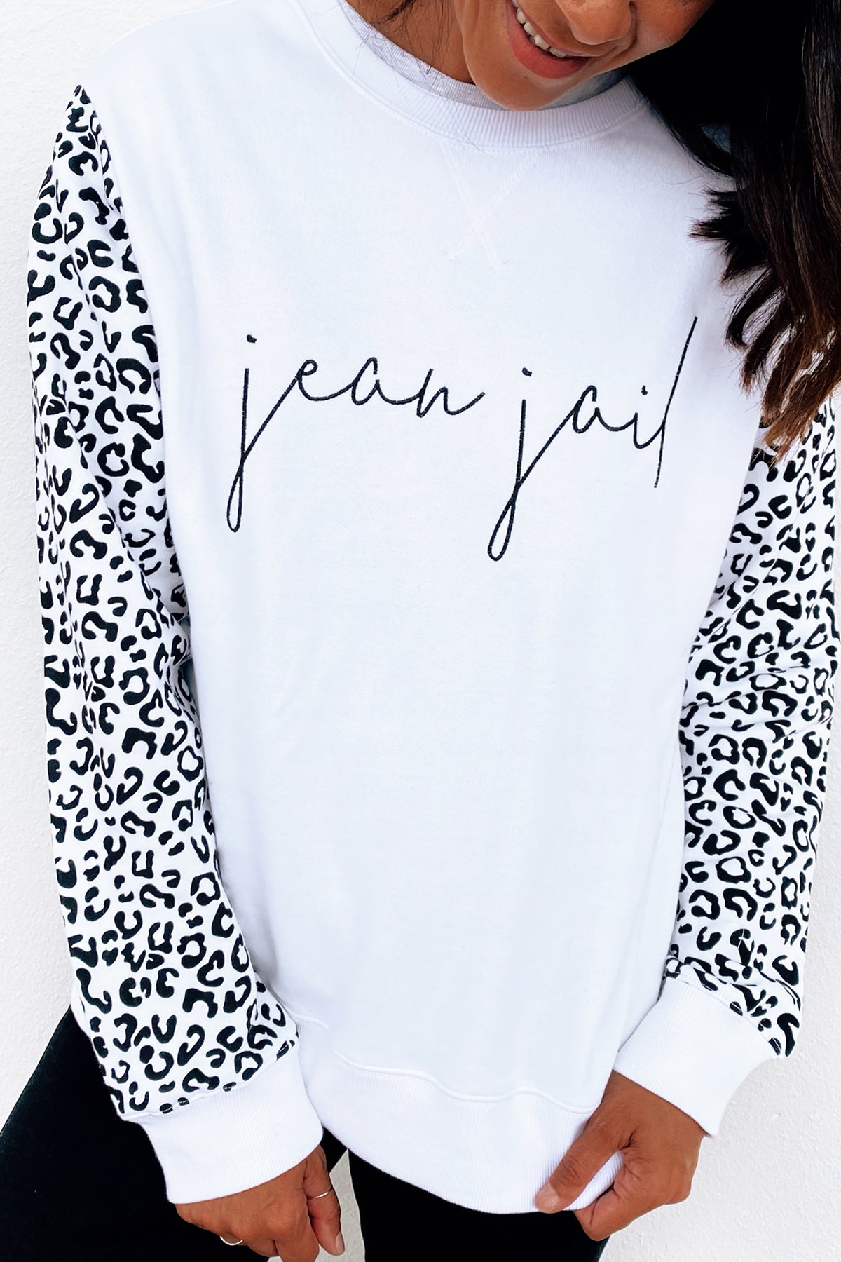 Exclusive Crew Snow Leopard White