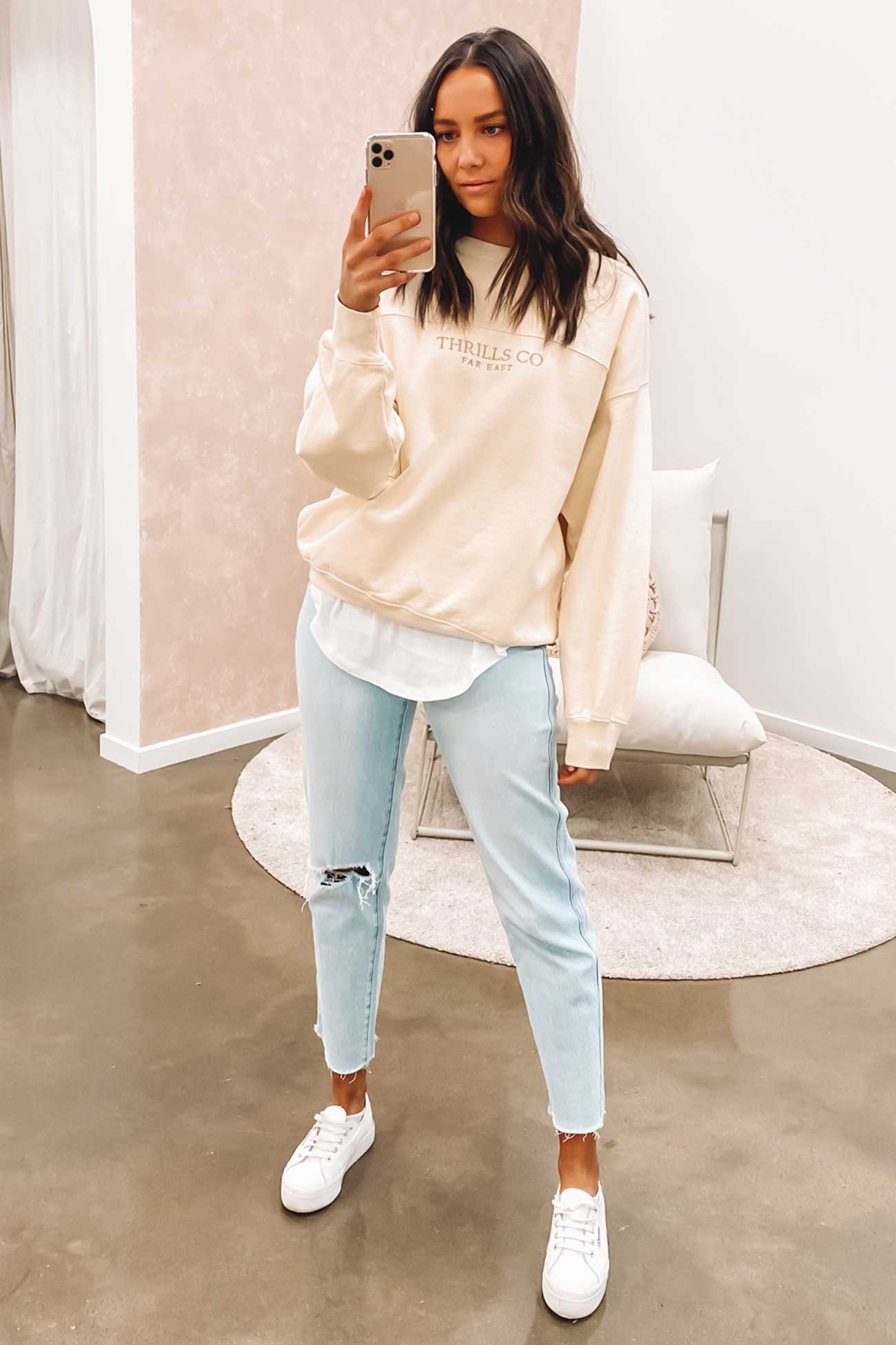 Extension Proportions Crew Heritage White