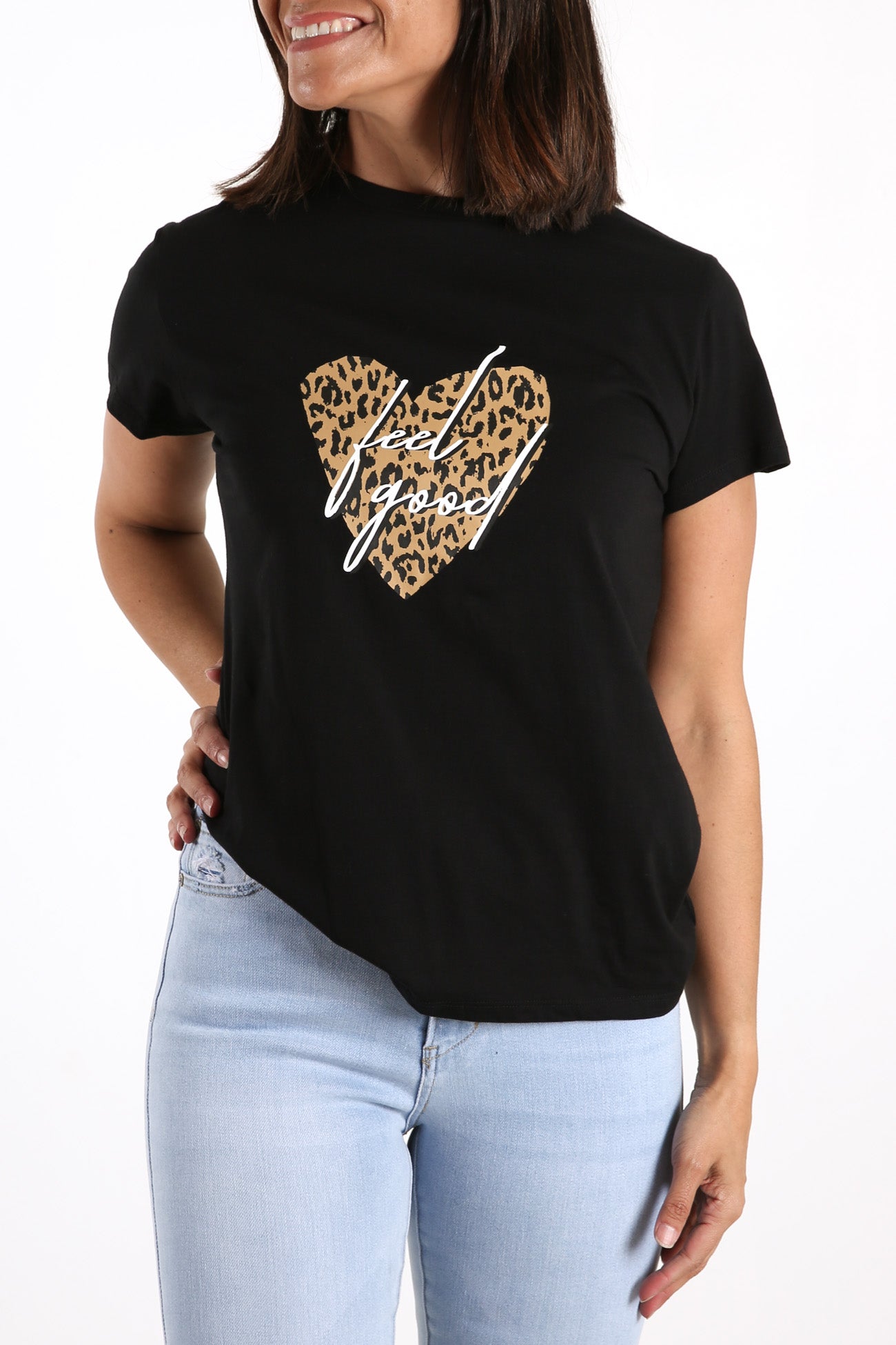 Feel Good Tee Black