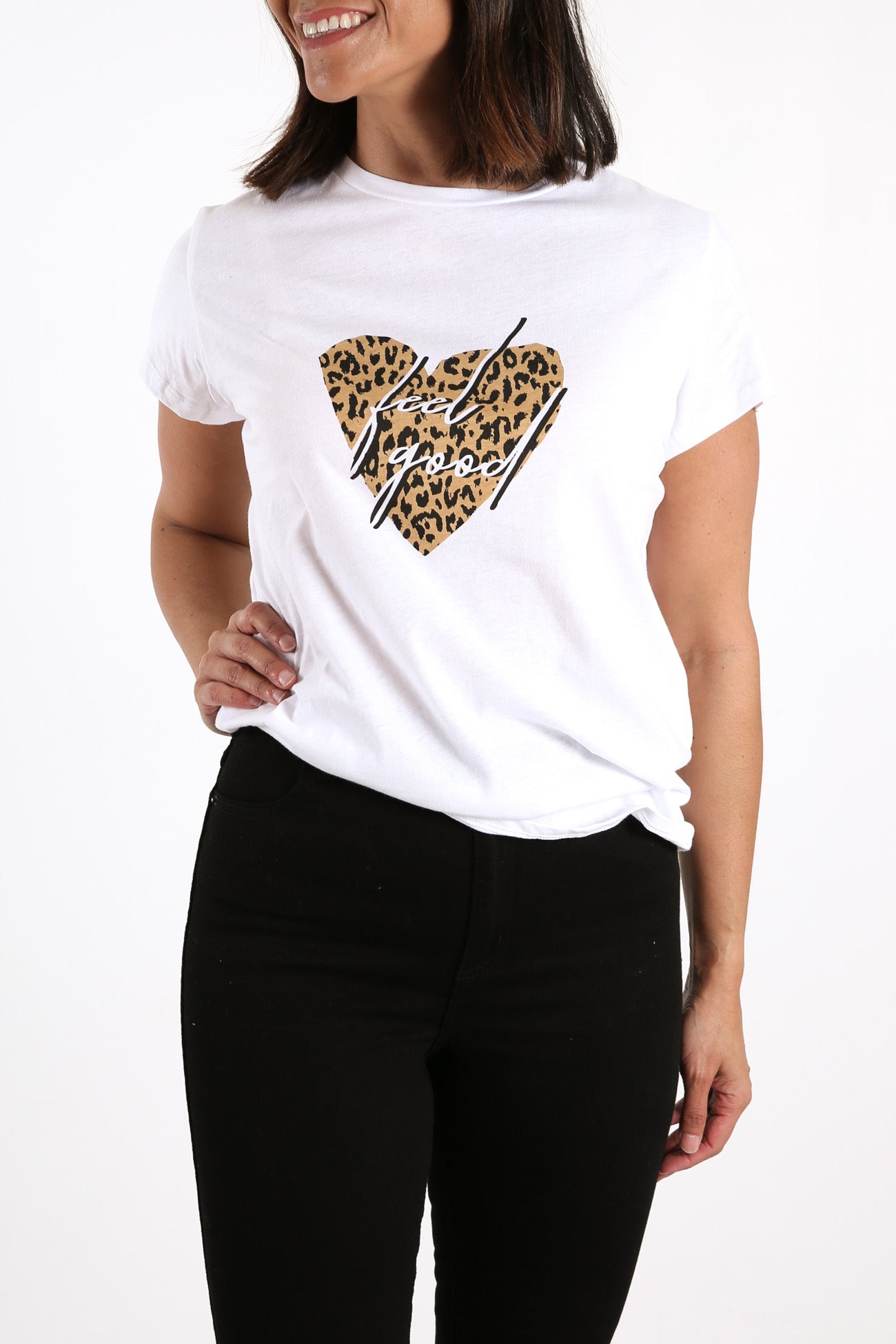 Feel Good Tee White