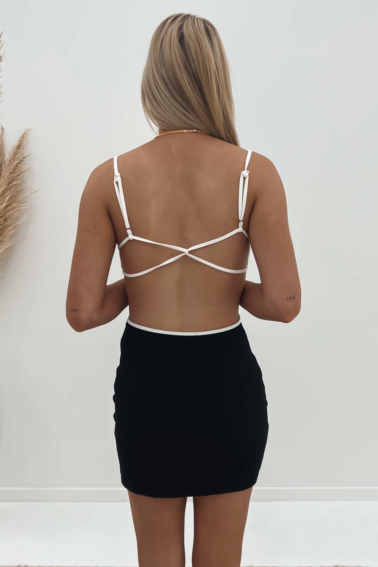 Flynn Mini Dress Black