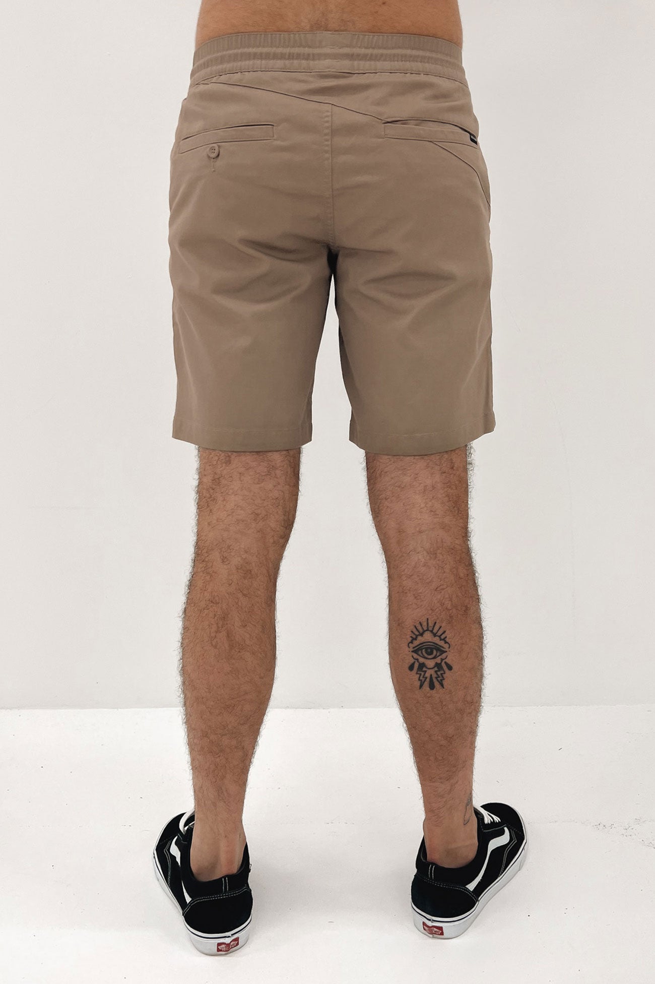 Frickin Elastic Waist Short 19" Khaki