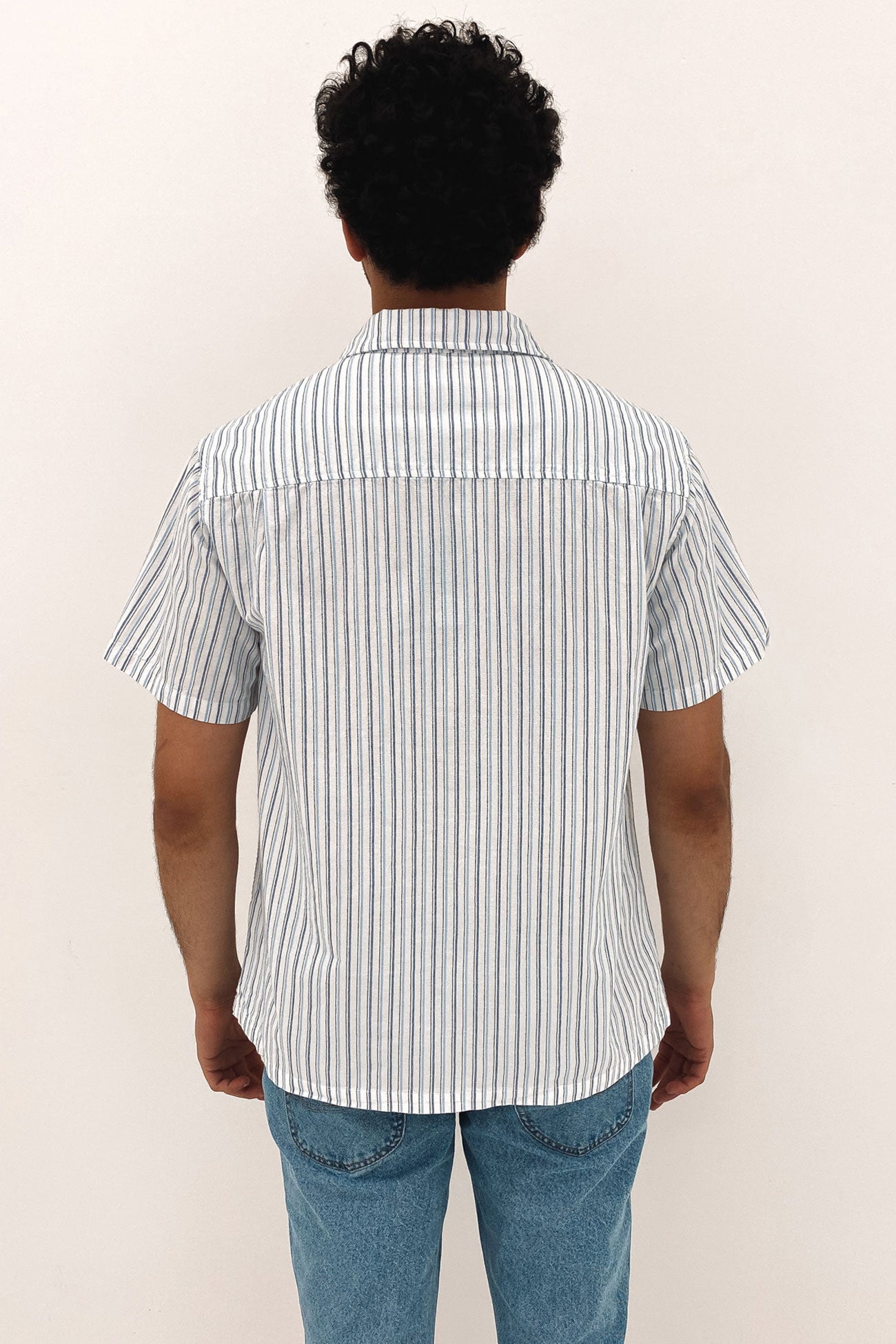 Graffiti Oxford Short Sleeve Shirt Stripe