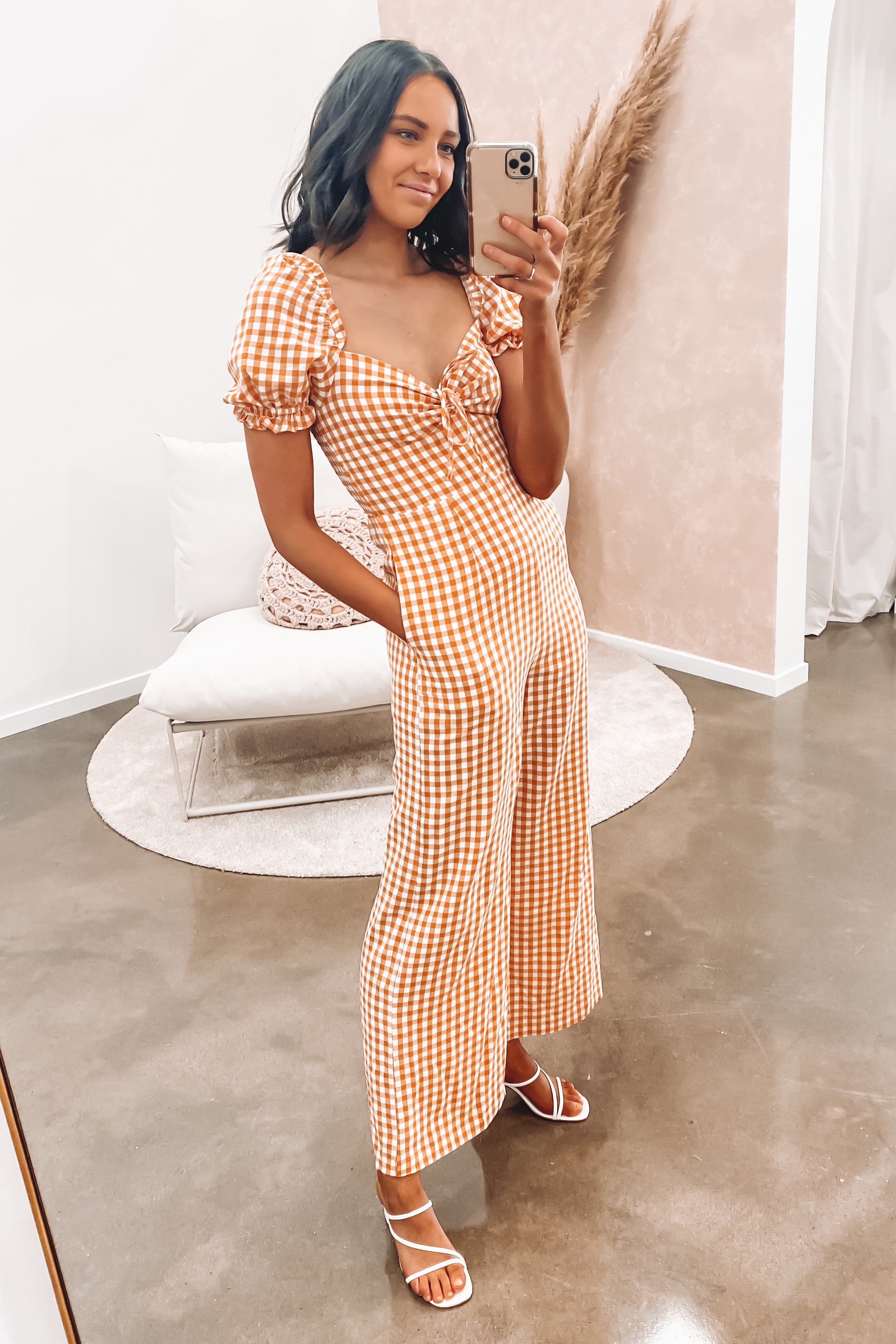 Greyson Jumpsuit Orange