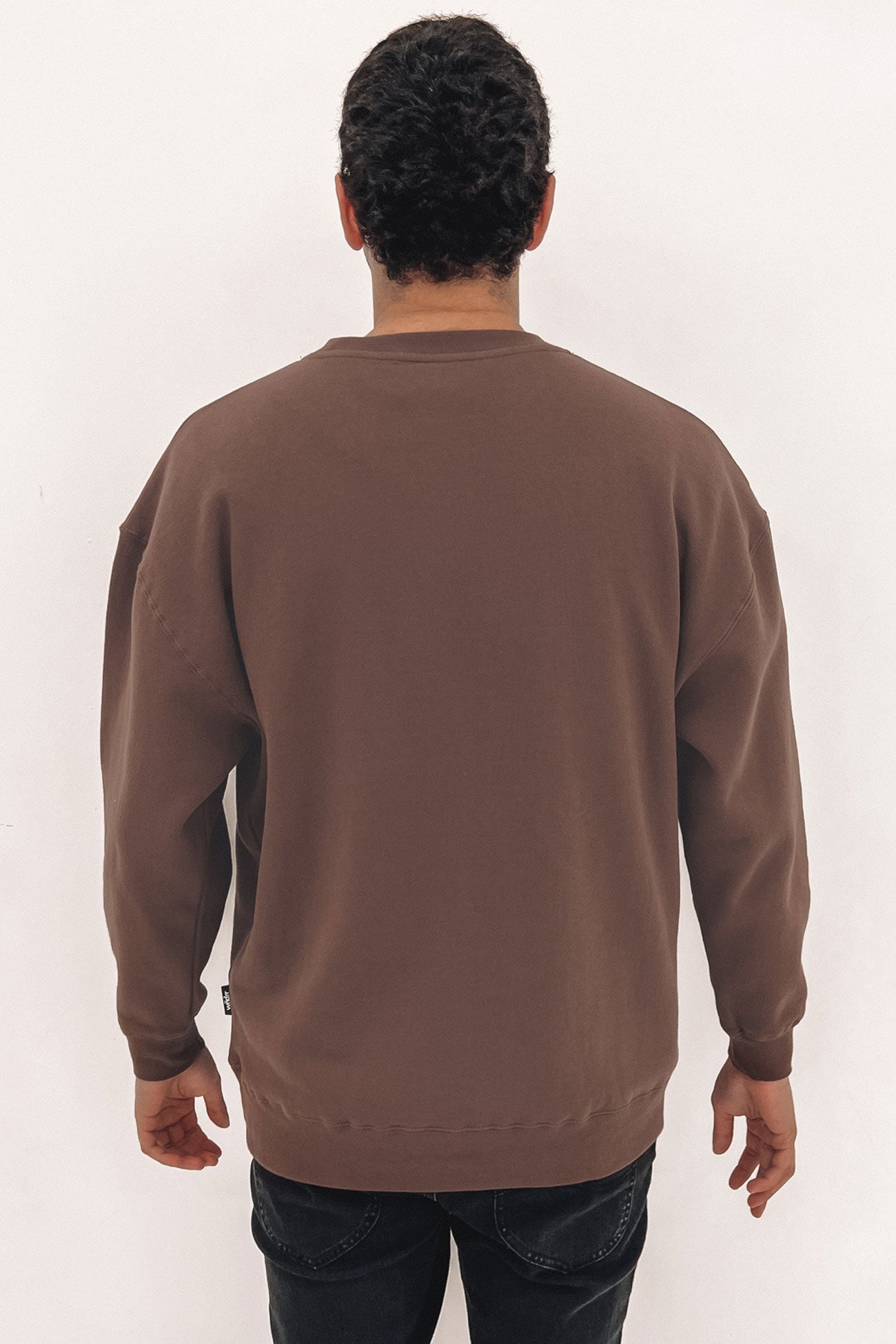 Halo Crew Sweat Brown