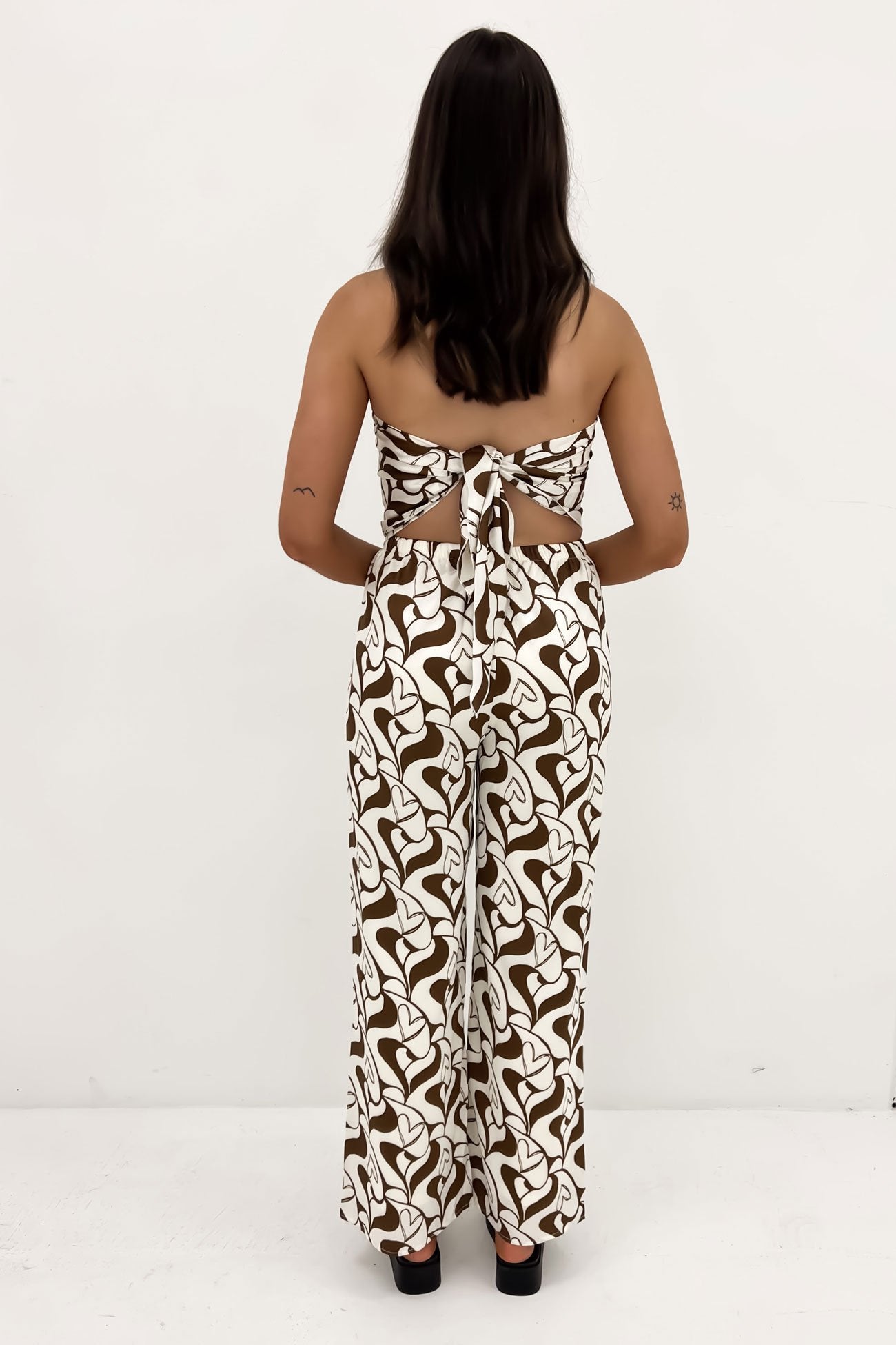 Harriet Pant Brown Cream