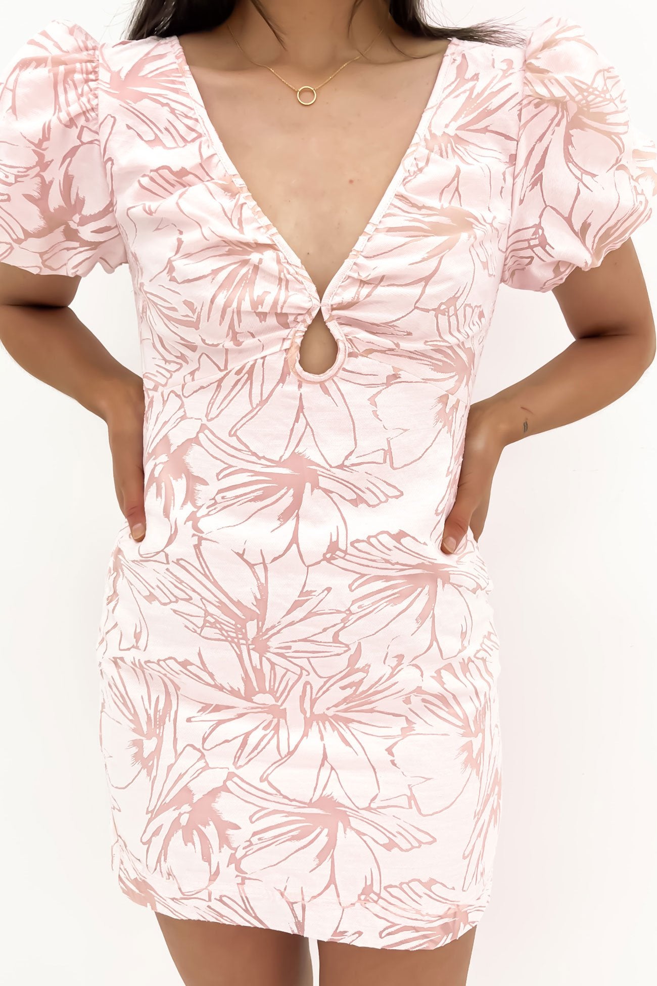 Haven Mini Dress Blush