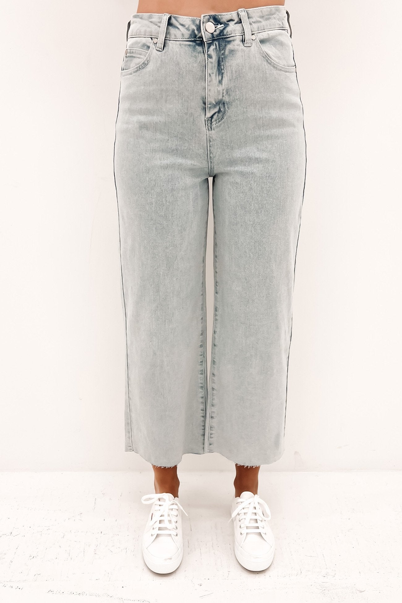 Haven Culotte Vintage Blue Wash