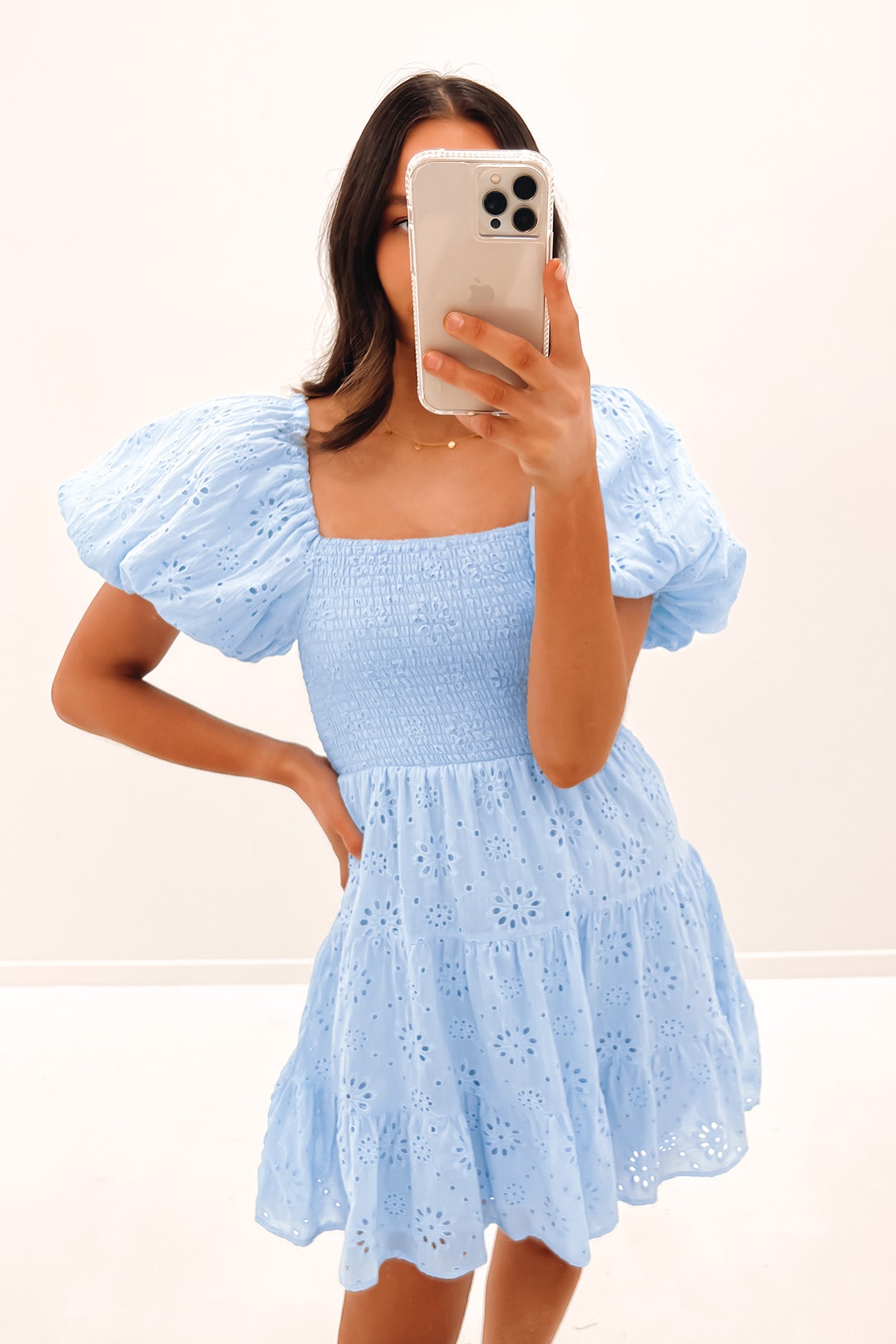 Hazel Mini Dress Blue