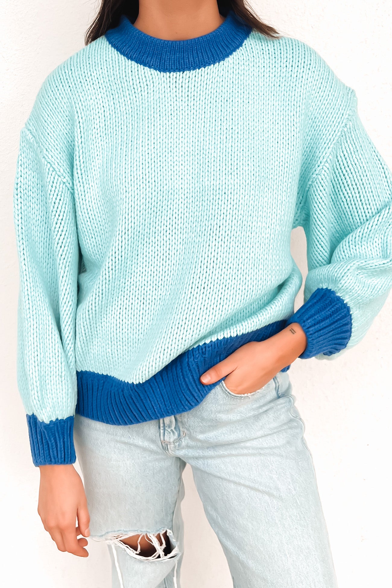 Heidi Knit Blue