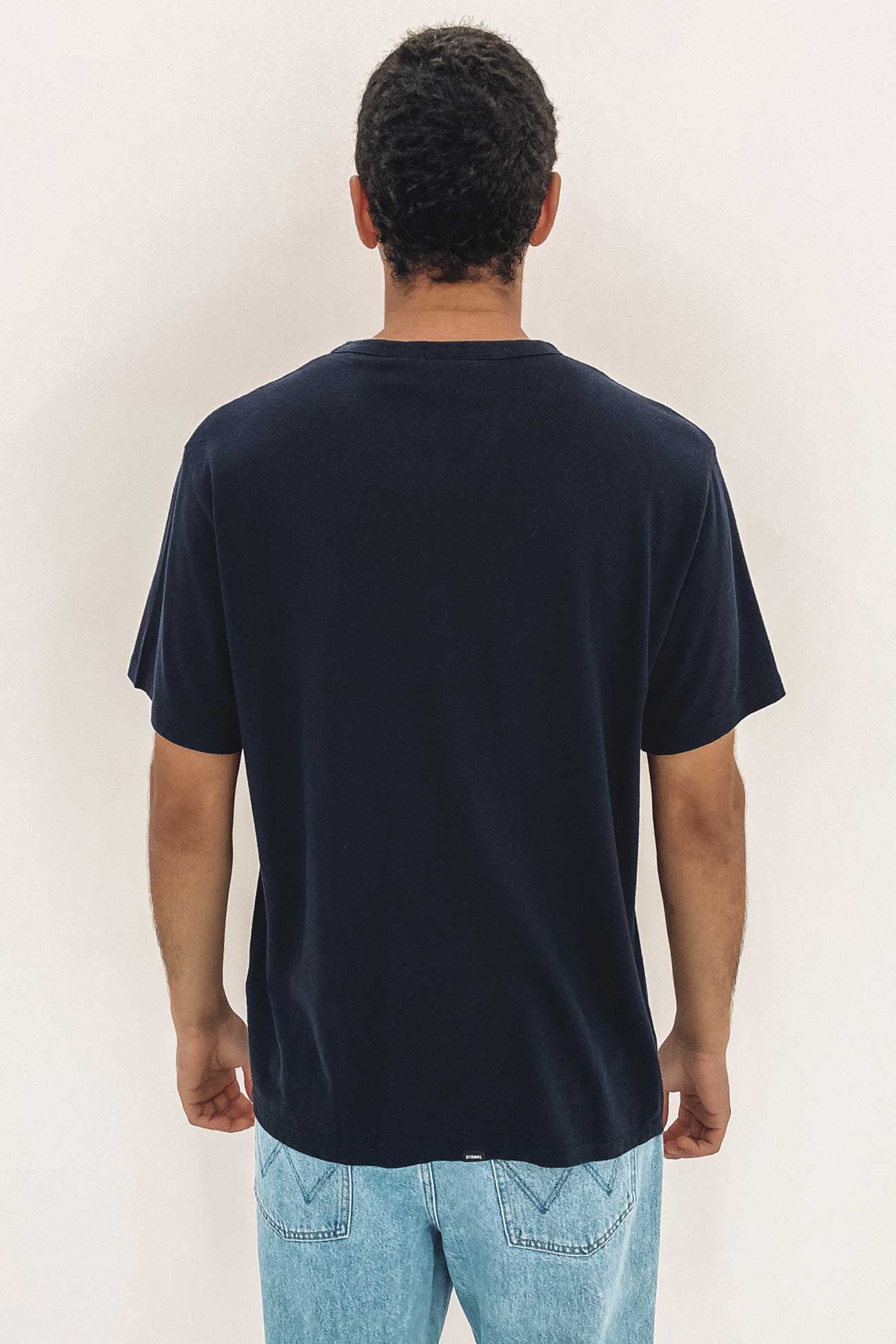 Hemp Century Merch Fit Tee Dark Navy