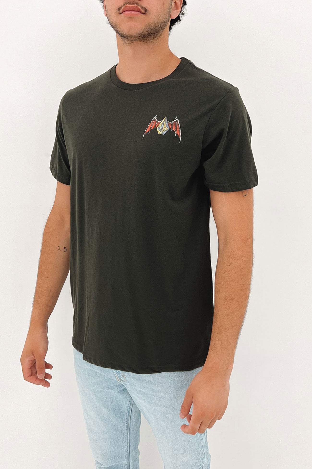Hessian Short Sleeve Tee Washed Black
