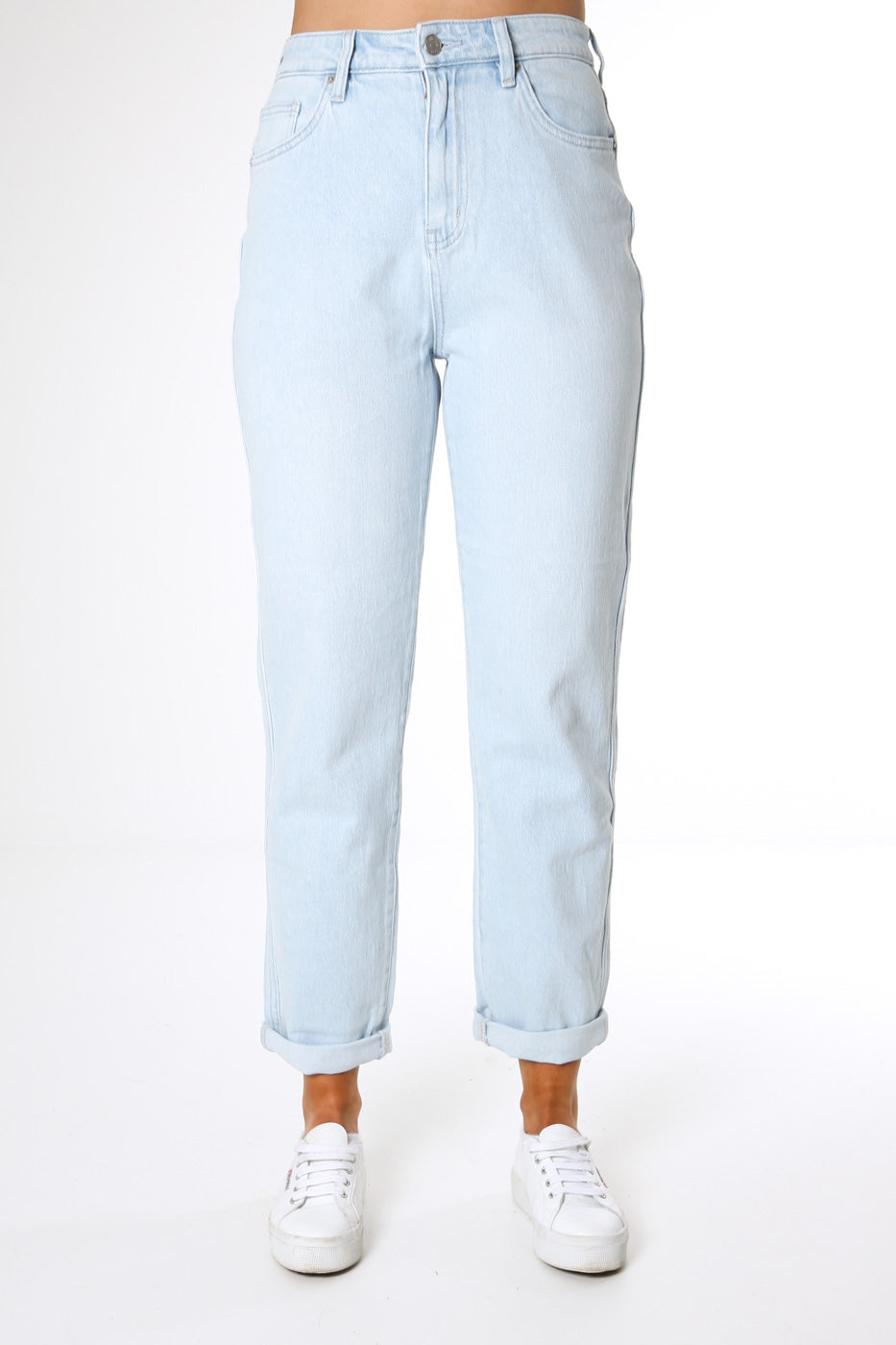 Hi Mom Slim Jean Rainy Day Blue