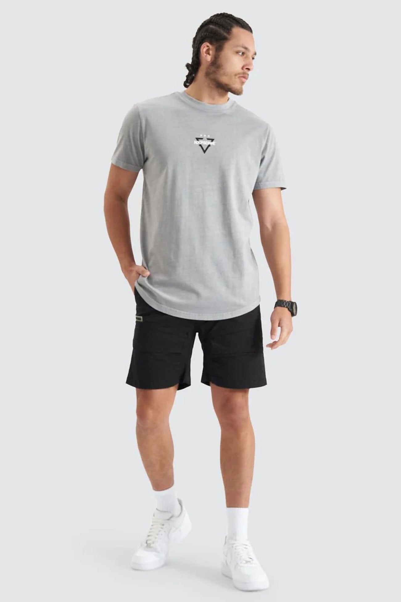 Hunter Dual Curved Tee Pigment Alloy