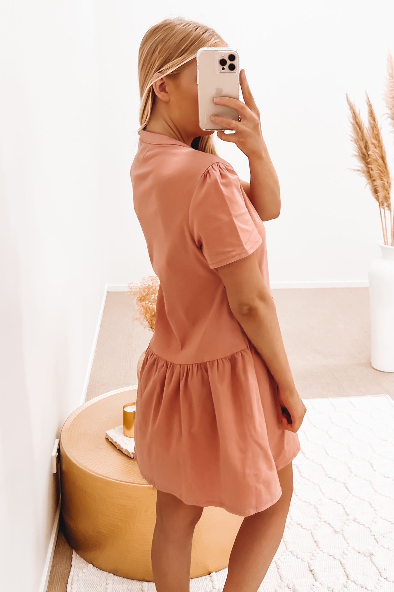 Imogen Mini Dress Blush