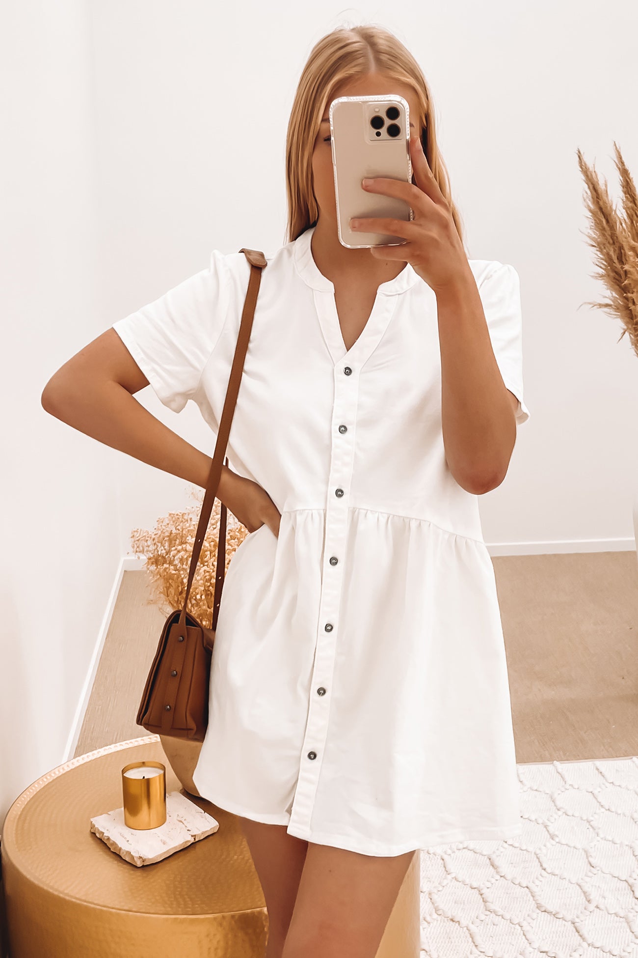 Imogen Mini Dress White