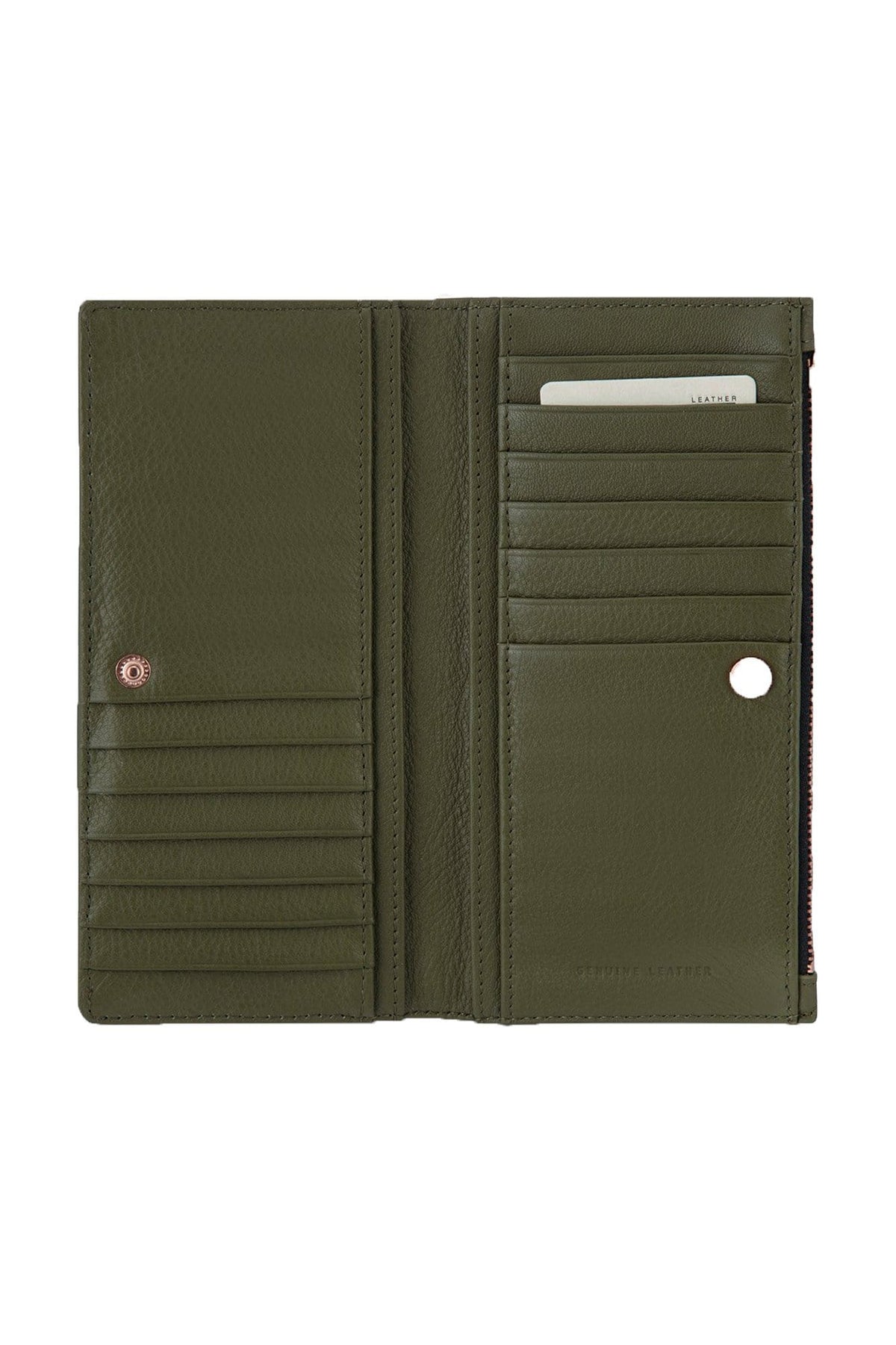 In The Beginning Wallet Khaki Status Anxiety - Jean Jail