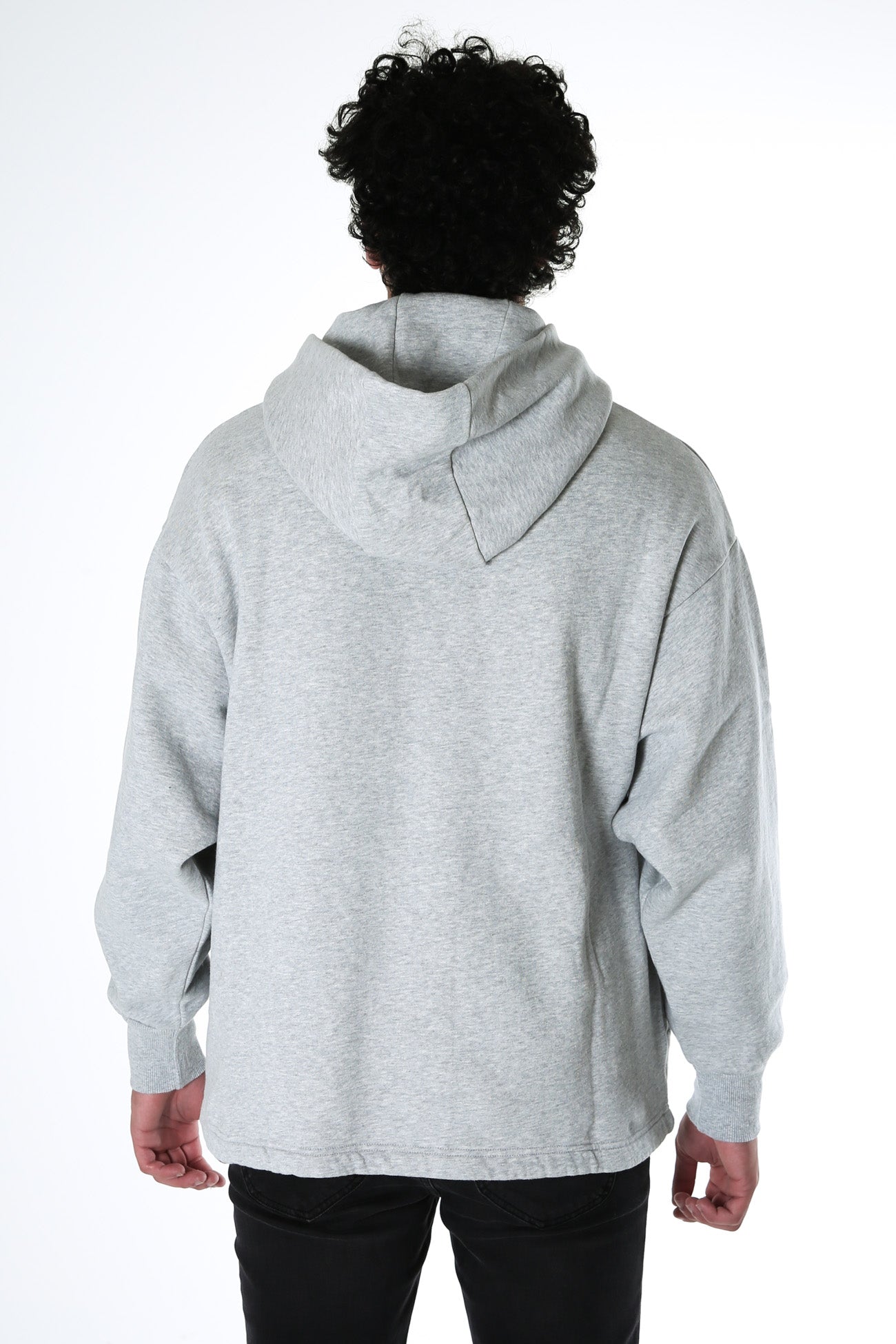 Industry Pull On Hood Grey Marle