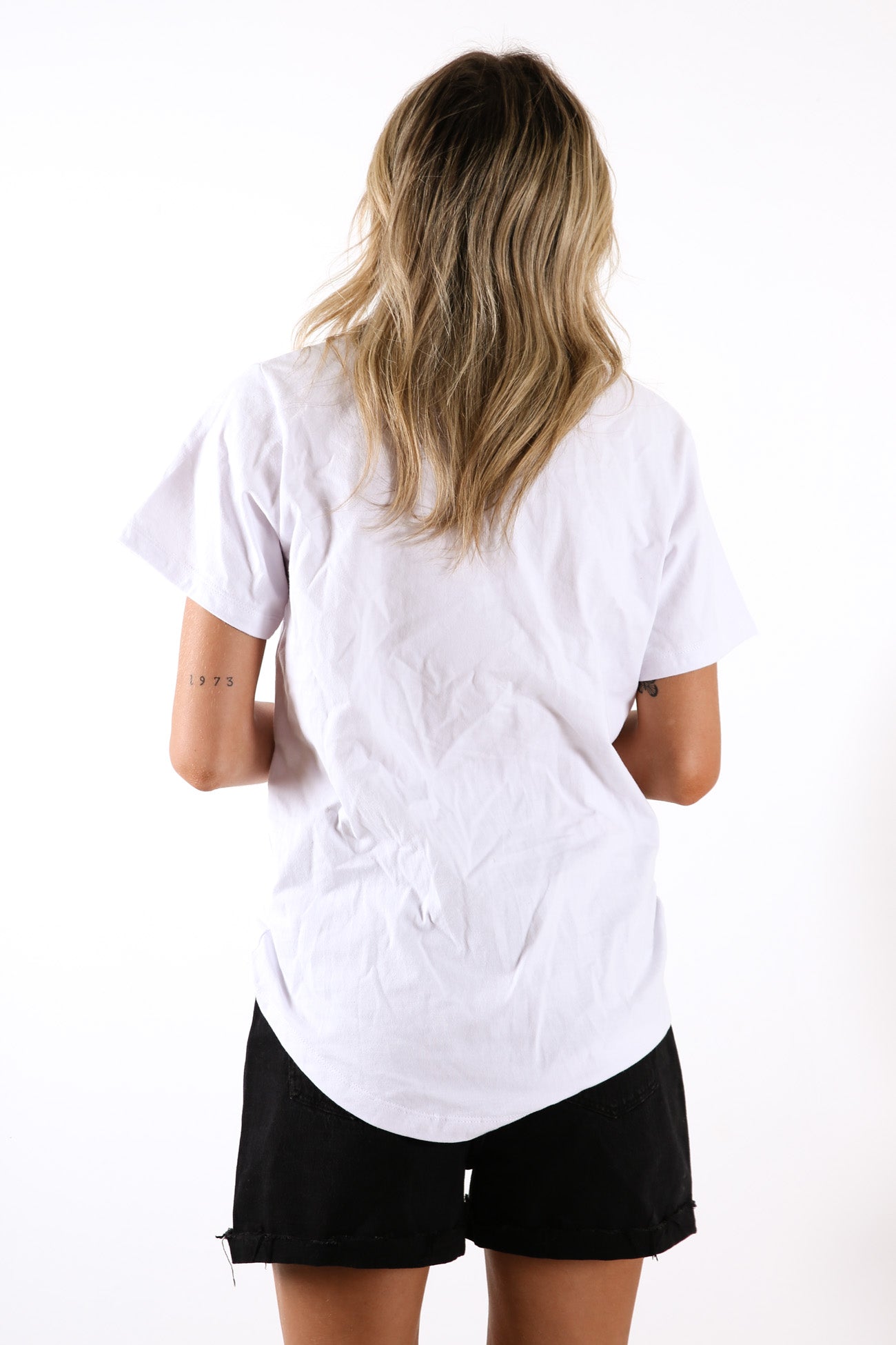 Inspire Tee White Leopard