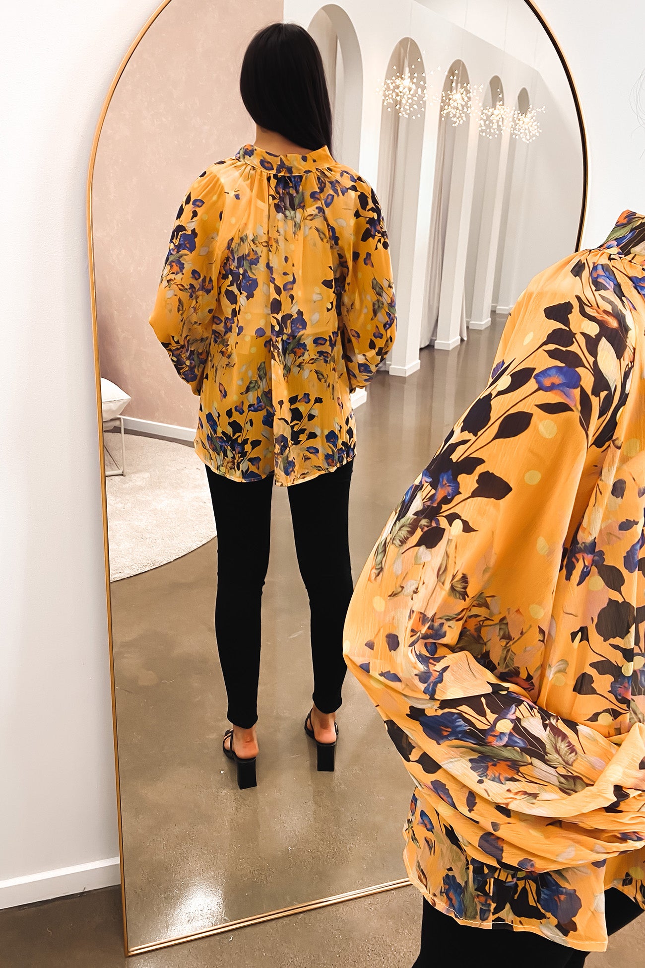 Jacynta Blouse Yellow Floral
