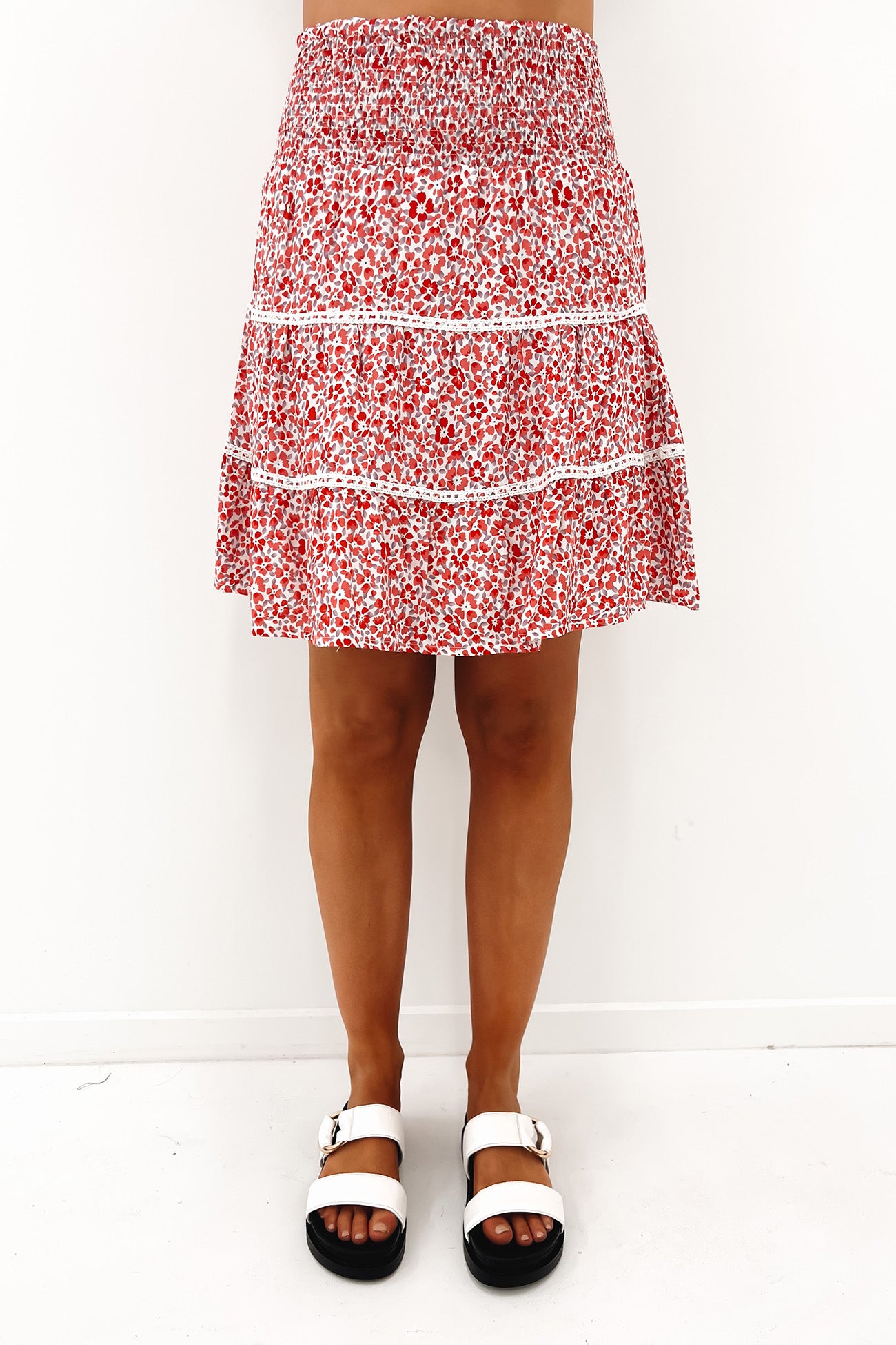 Josephine Mini Skirt Pink Floral