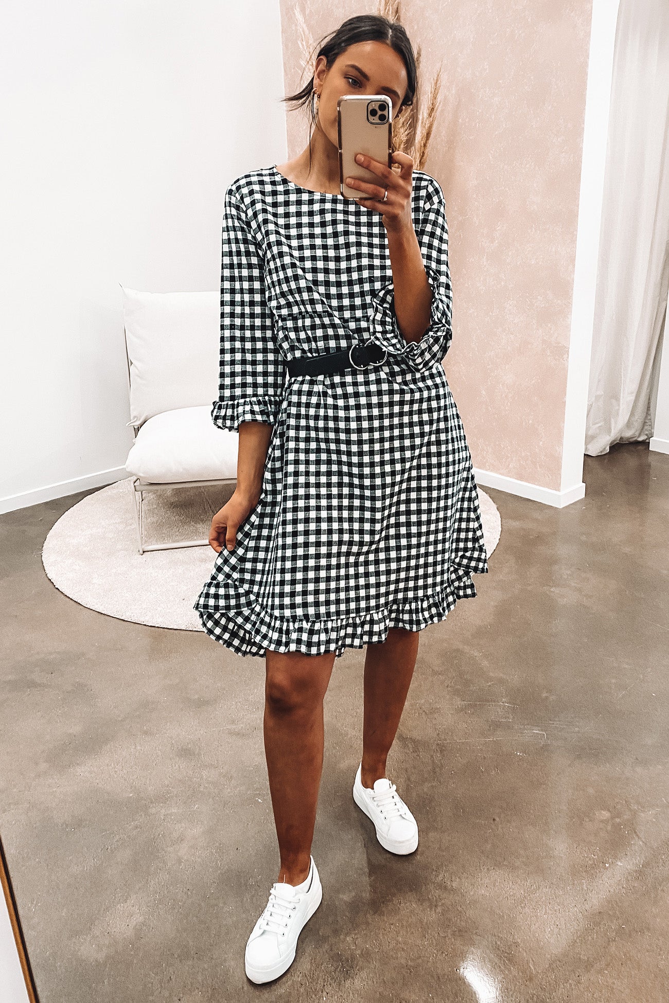 Kanan Midi Dress Black